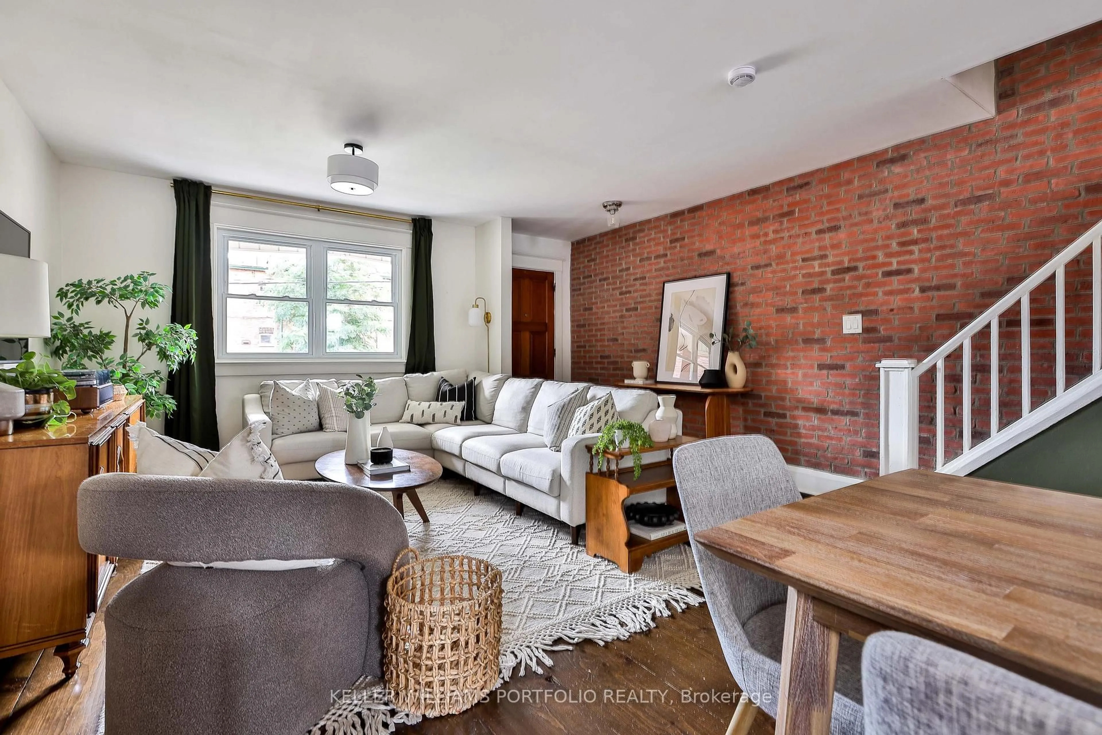 Living room with furniture, unknown for 28 Pryor Ave, Toronto Ontario M6N 2Y4