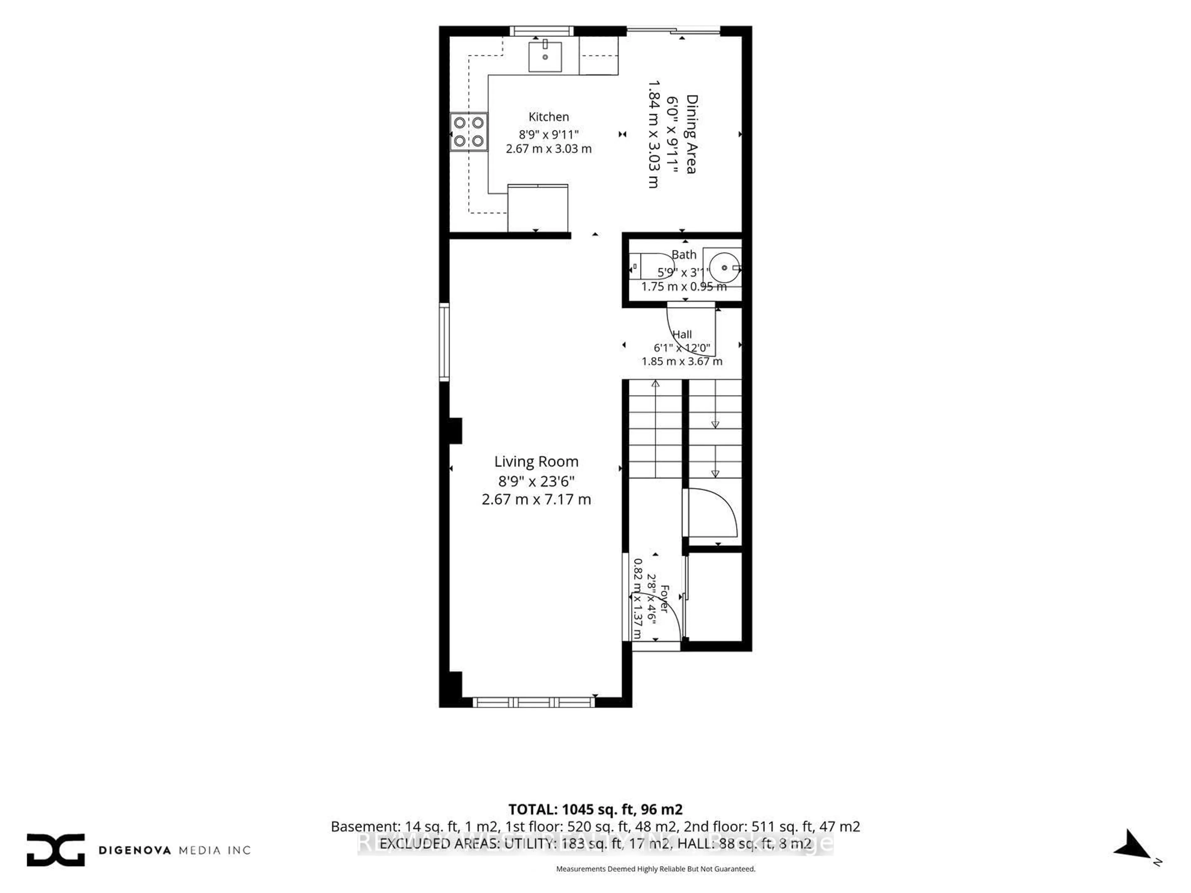 Floor plan for 5 Spring St #10, Orangeville Ontario L9W 1M8