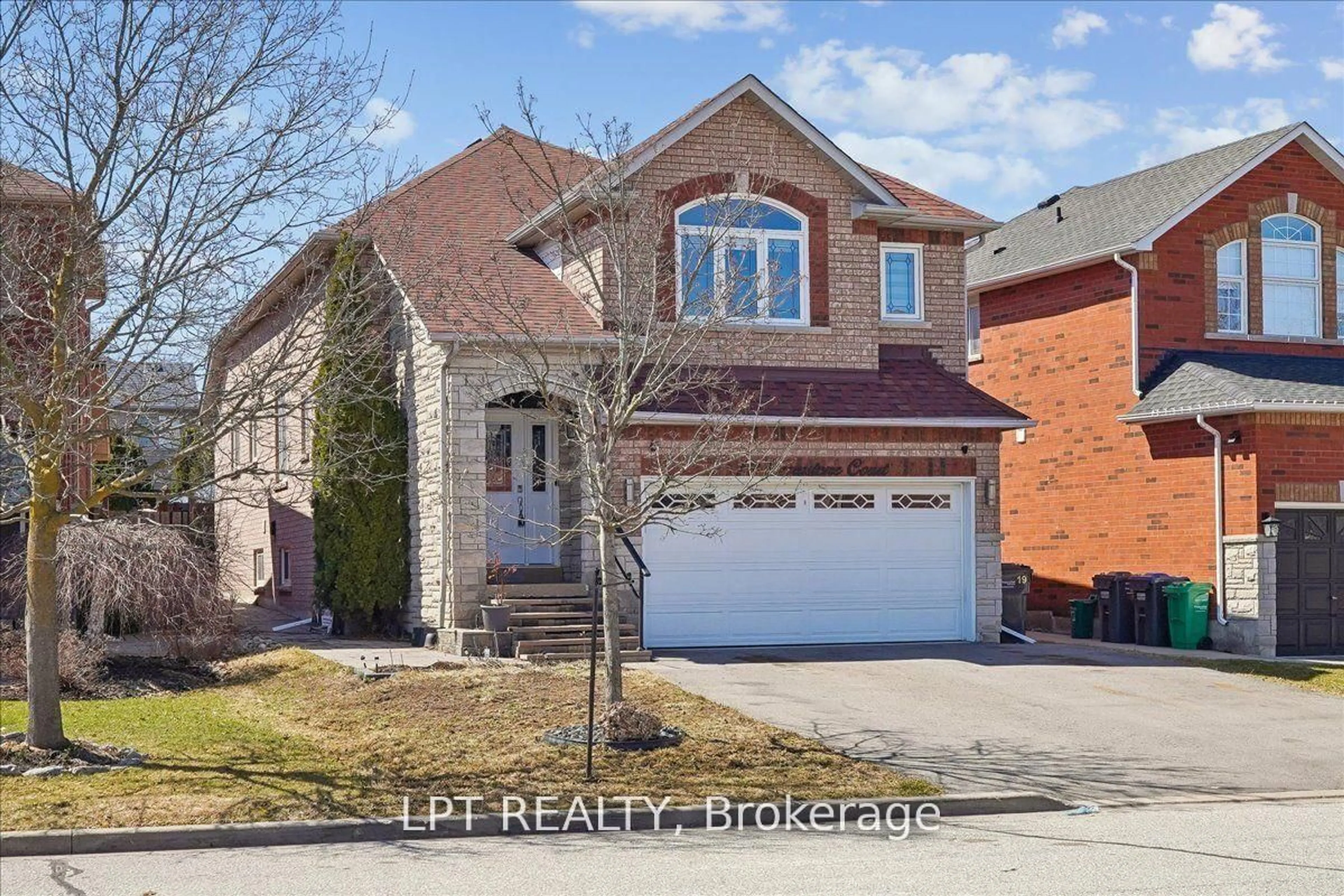 Home with brick exterior material, street for 19 Terrastone Crt, Caledon Ontario L7E 2H1