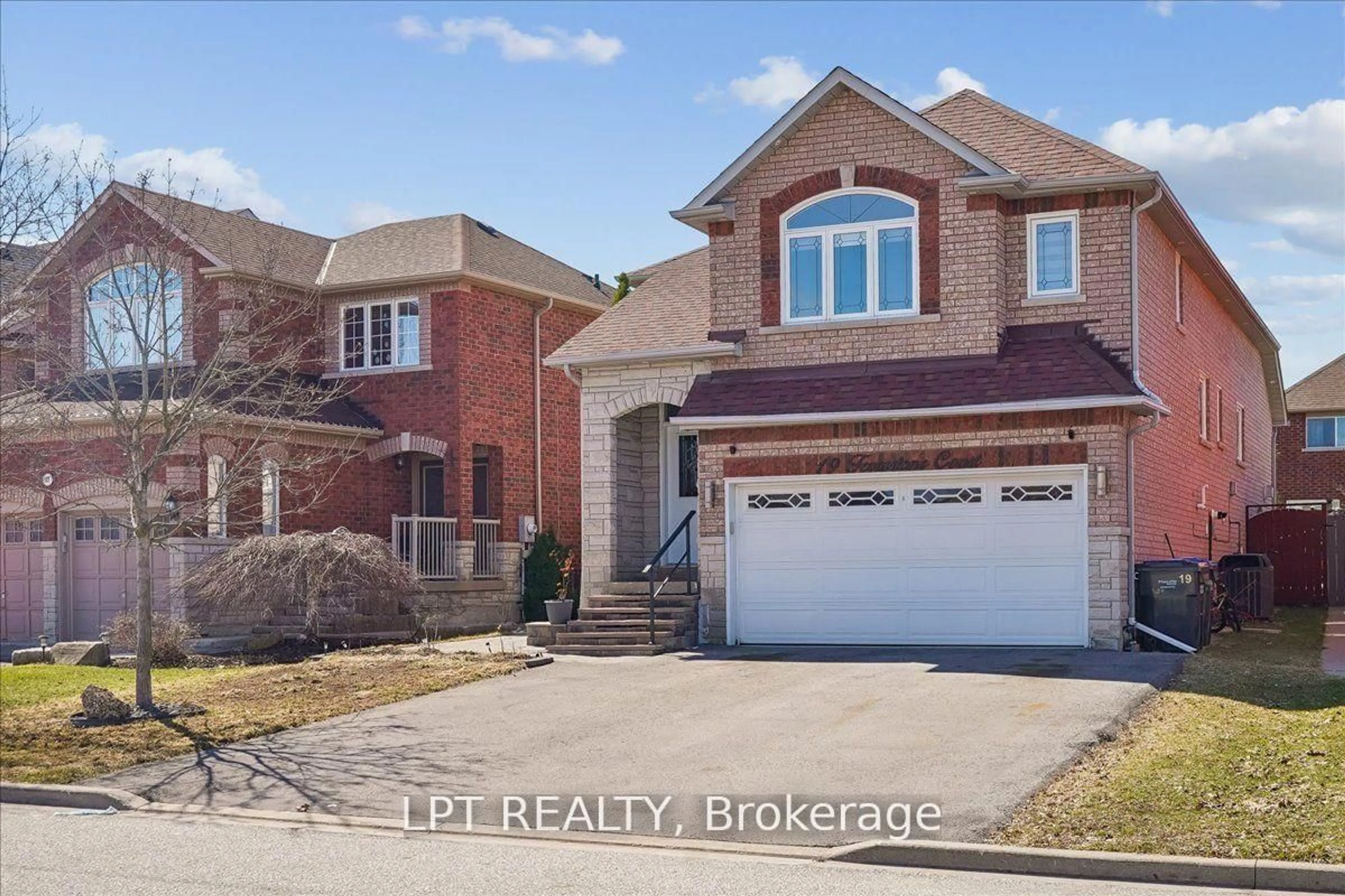 Home with brick exterior material, street for 19 Terrastone Crt, Caledon Ontario L7E 2H1