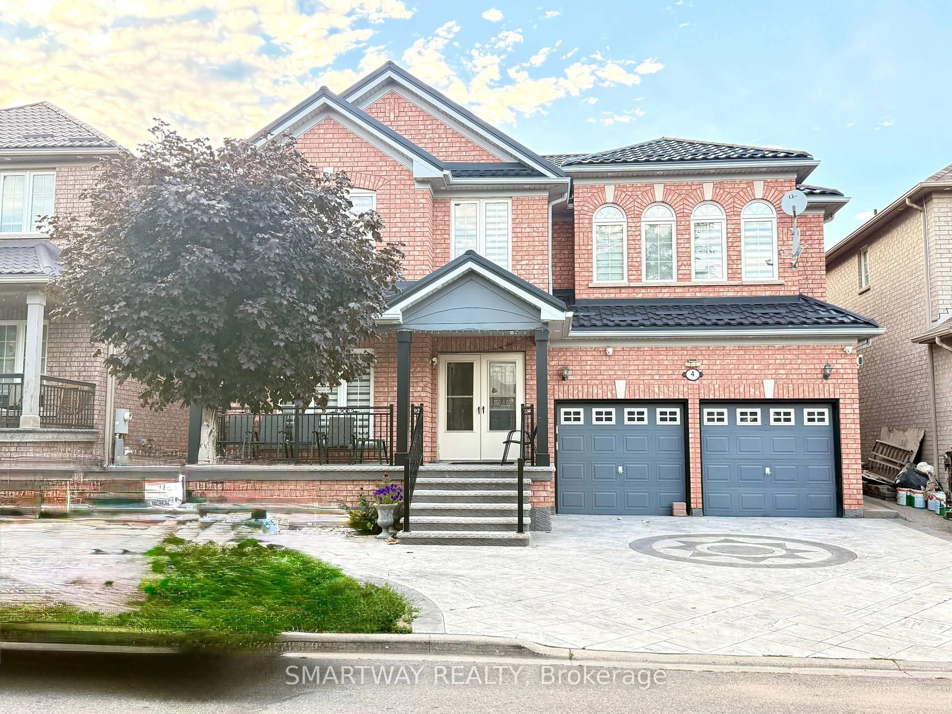 Home with brick exterior material, street for 4 Blazing Star Dr, Brampton Ontario L6R 3E5