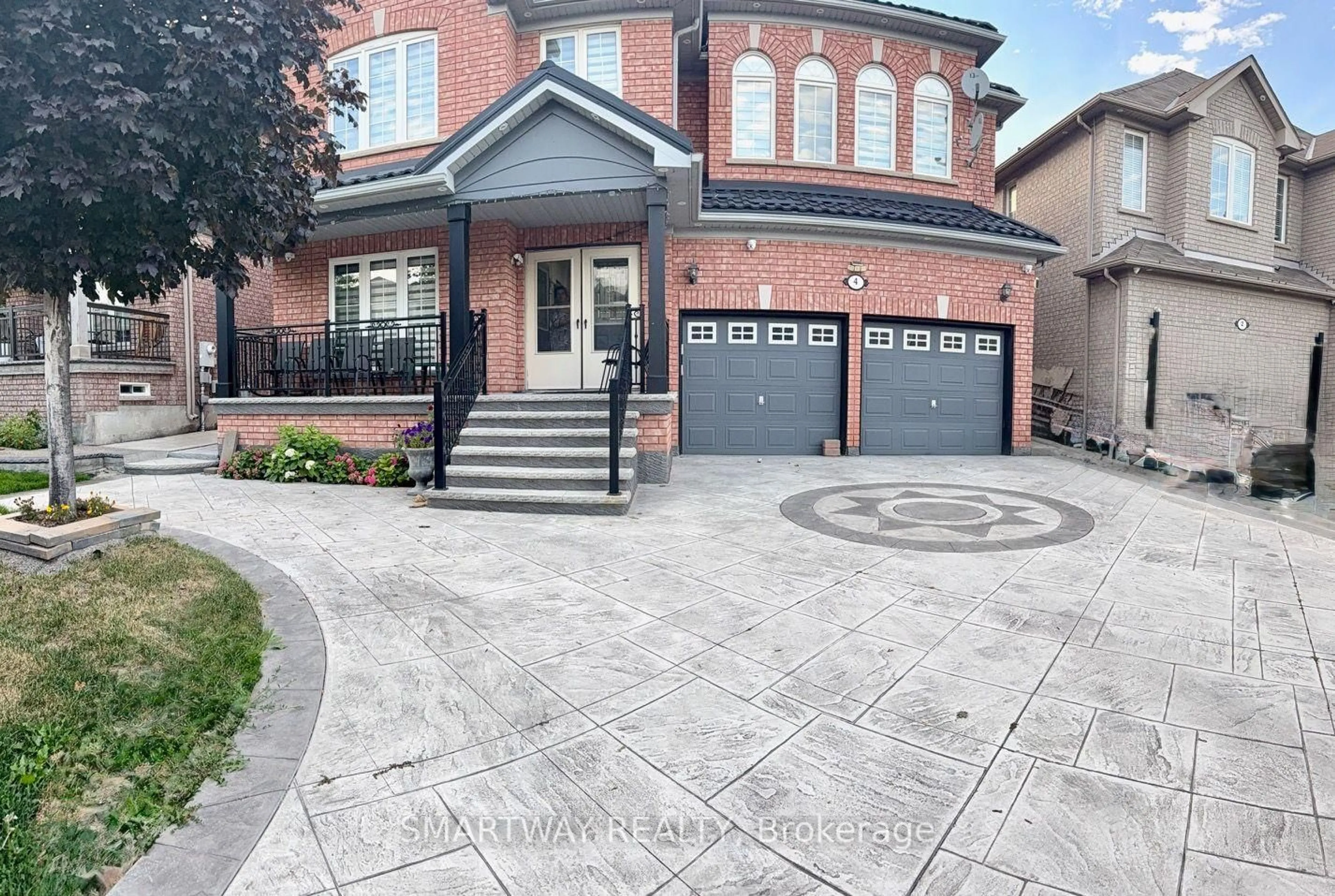 Home with brick exterior material, street for 4 Blazing Star Dr, Brampton Ontario L6R 3E5
