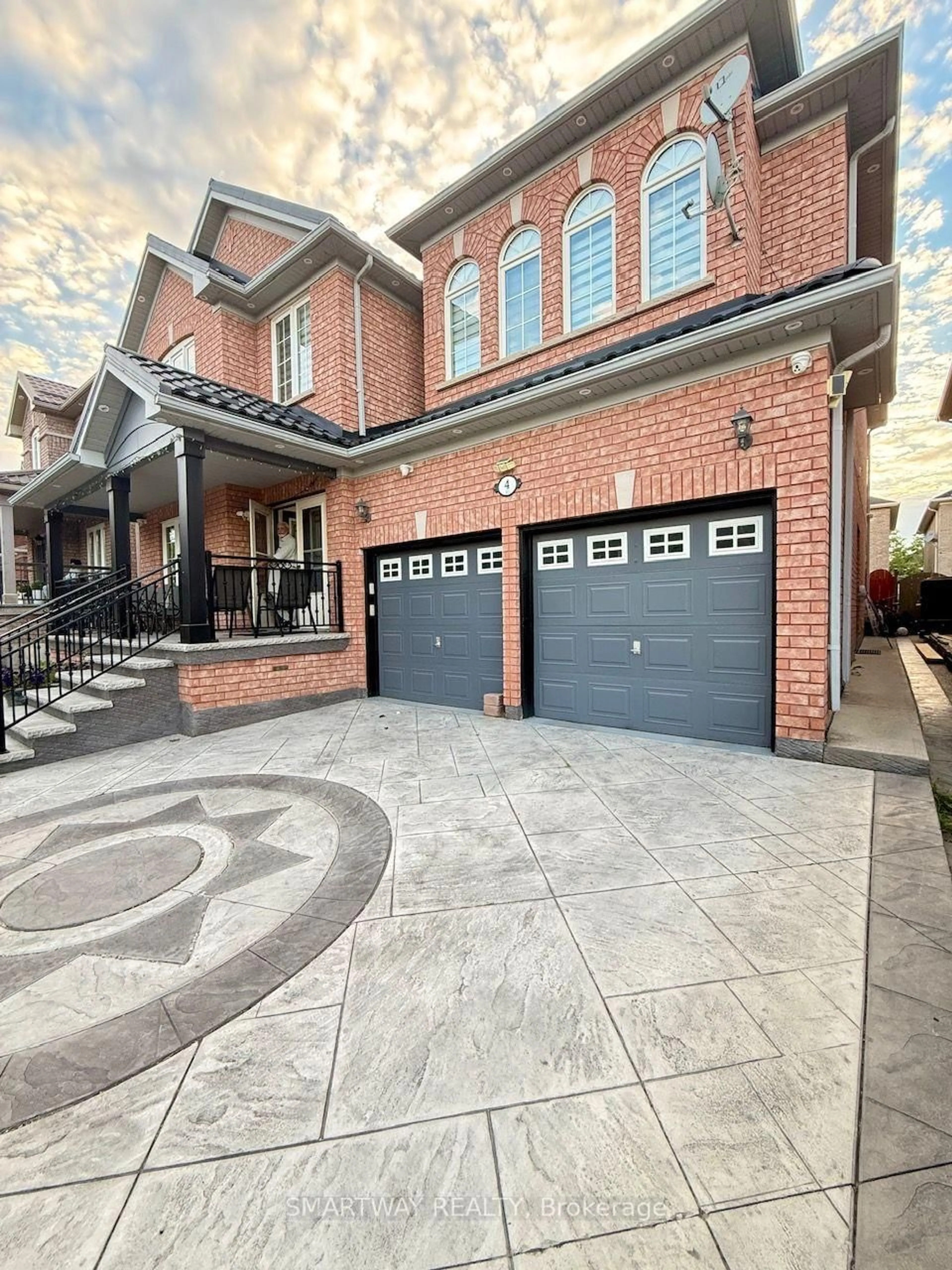 Home with brick exterior material, street for 4 Blazing Star Dr, Brampton Ontario L6R 3E5