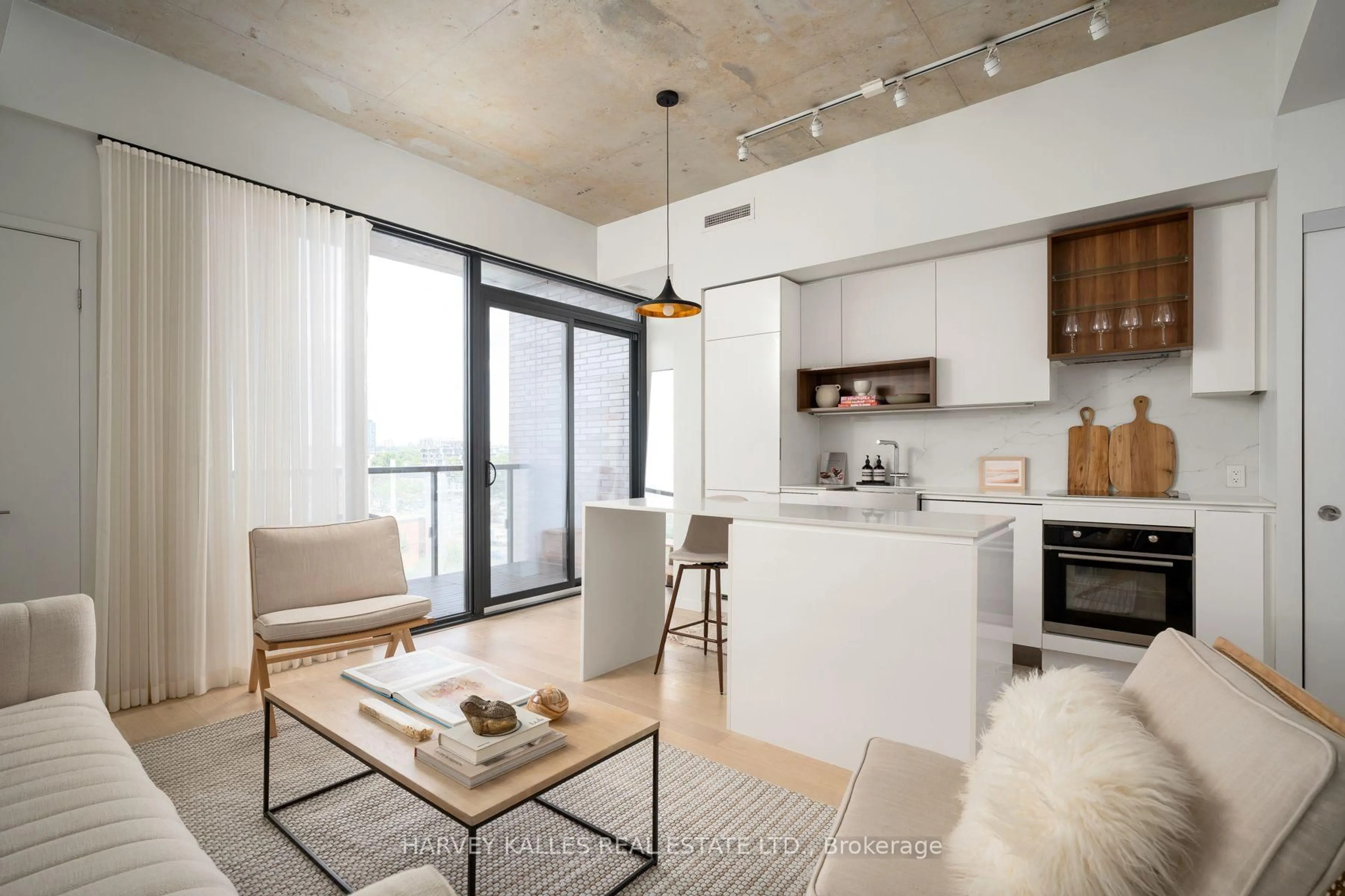 Open concept kitchen, unknown for 383 Sorauren Ave #809, Toronto Ontario M6R 0A4