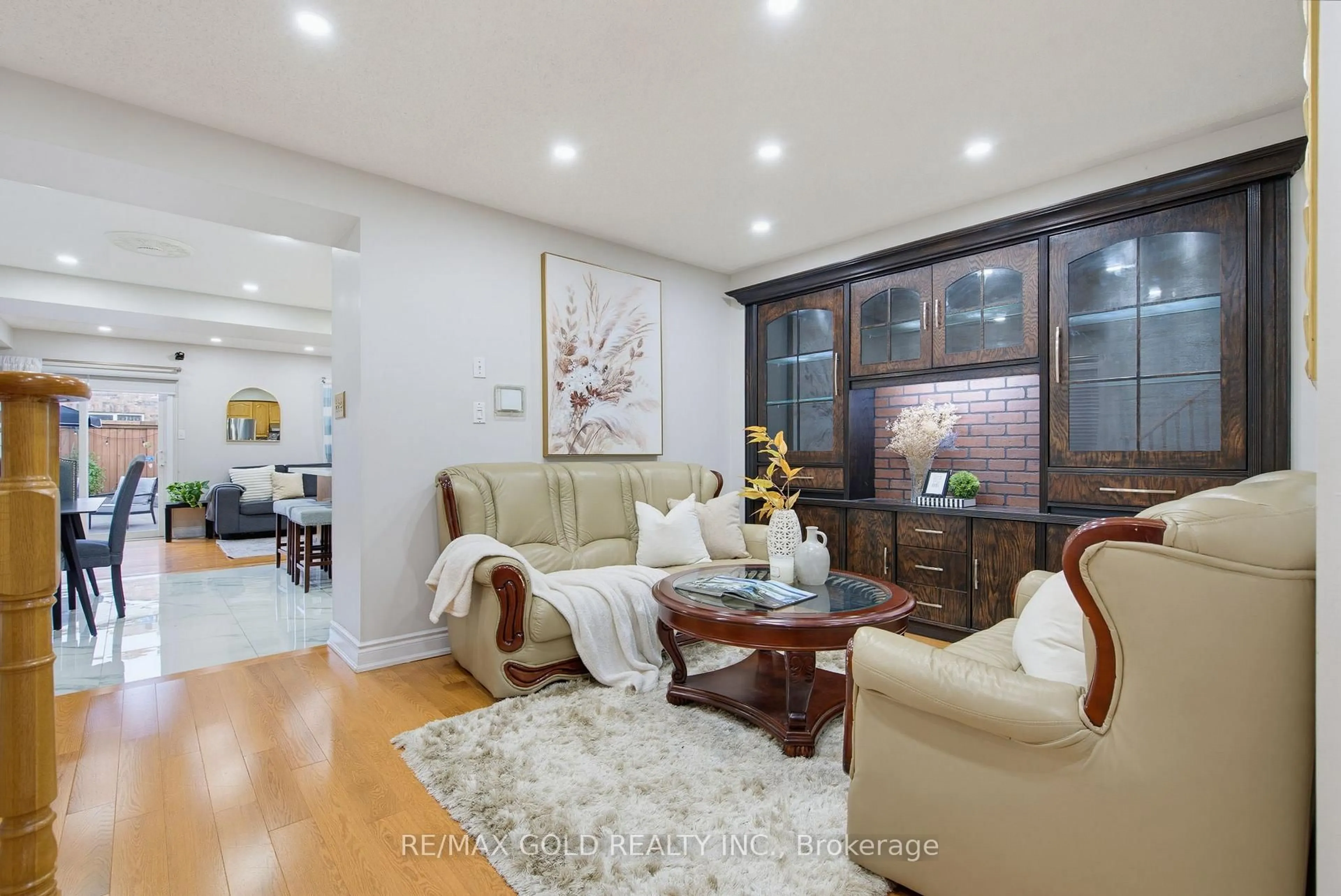 Living room with furniture, unknown for 46 Sand Cherry Cres, Brampton Ontario L6R 3B1
