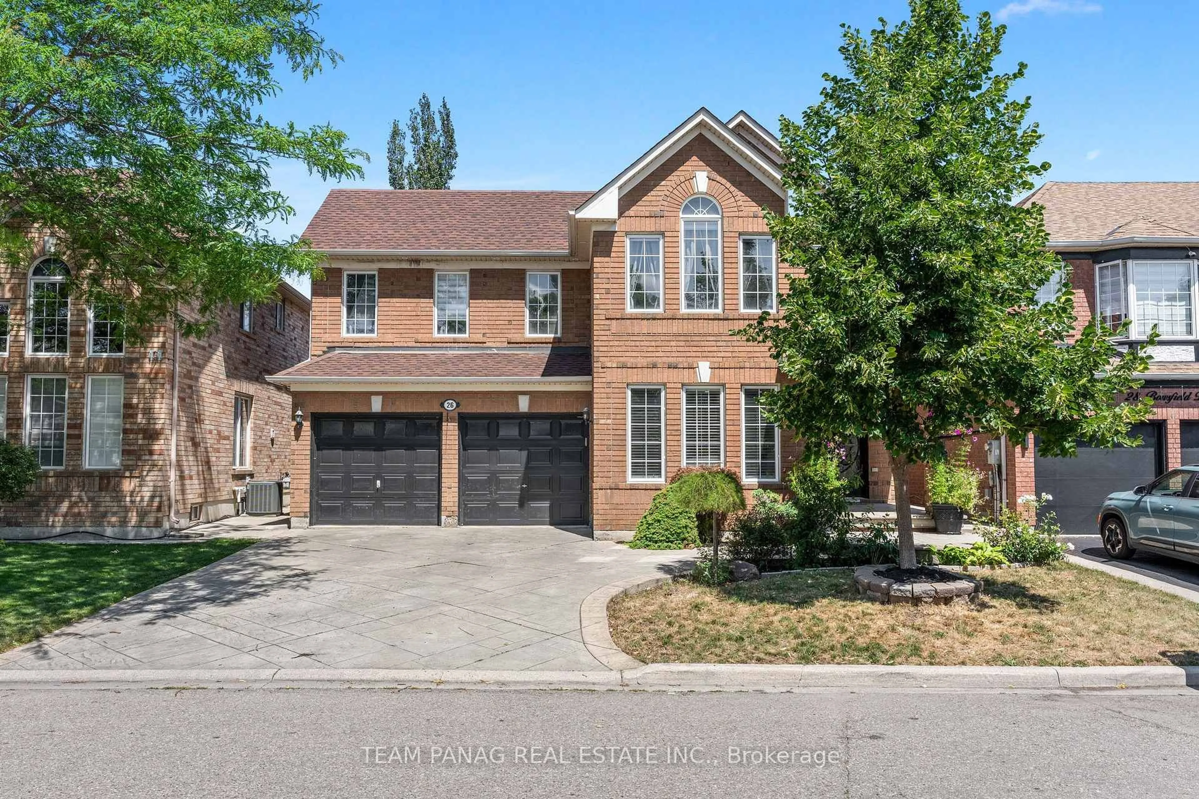 Home with brick exterior material, street for 26 Bowsfield Dr, Brampton Ontario L6P 1A6