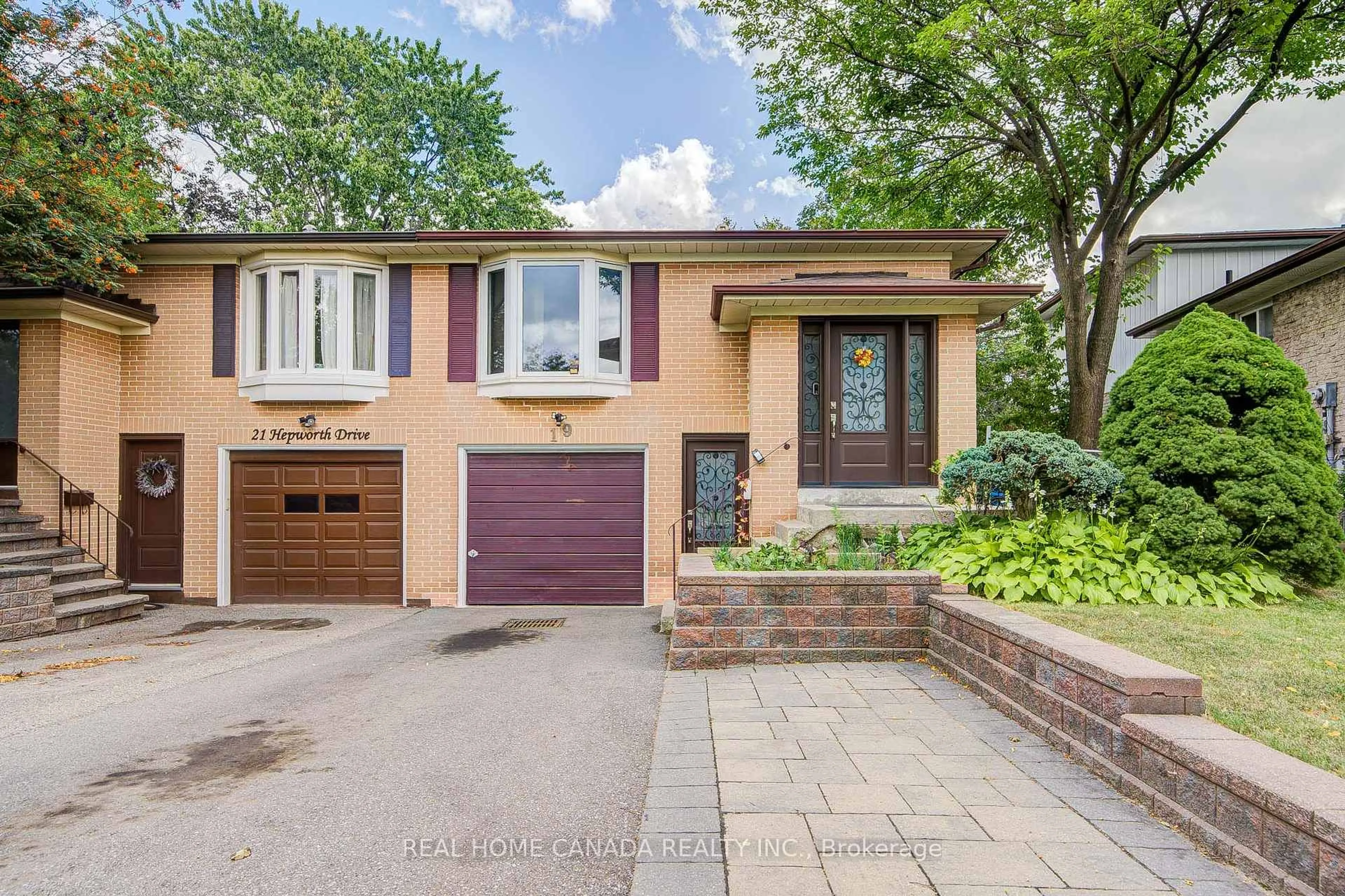 Home with brick exterior material, street for 19 Hepworth Dr, Toronto Ontario M9R 3W1