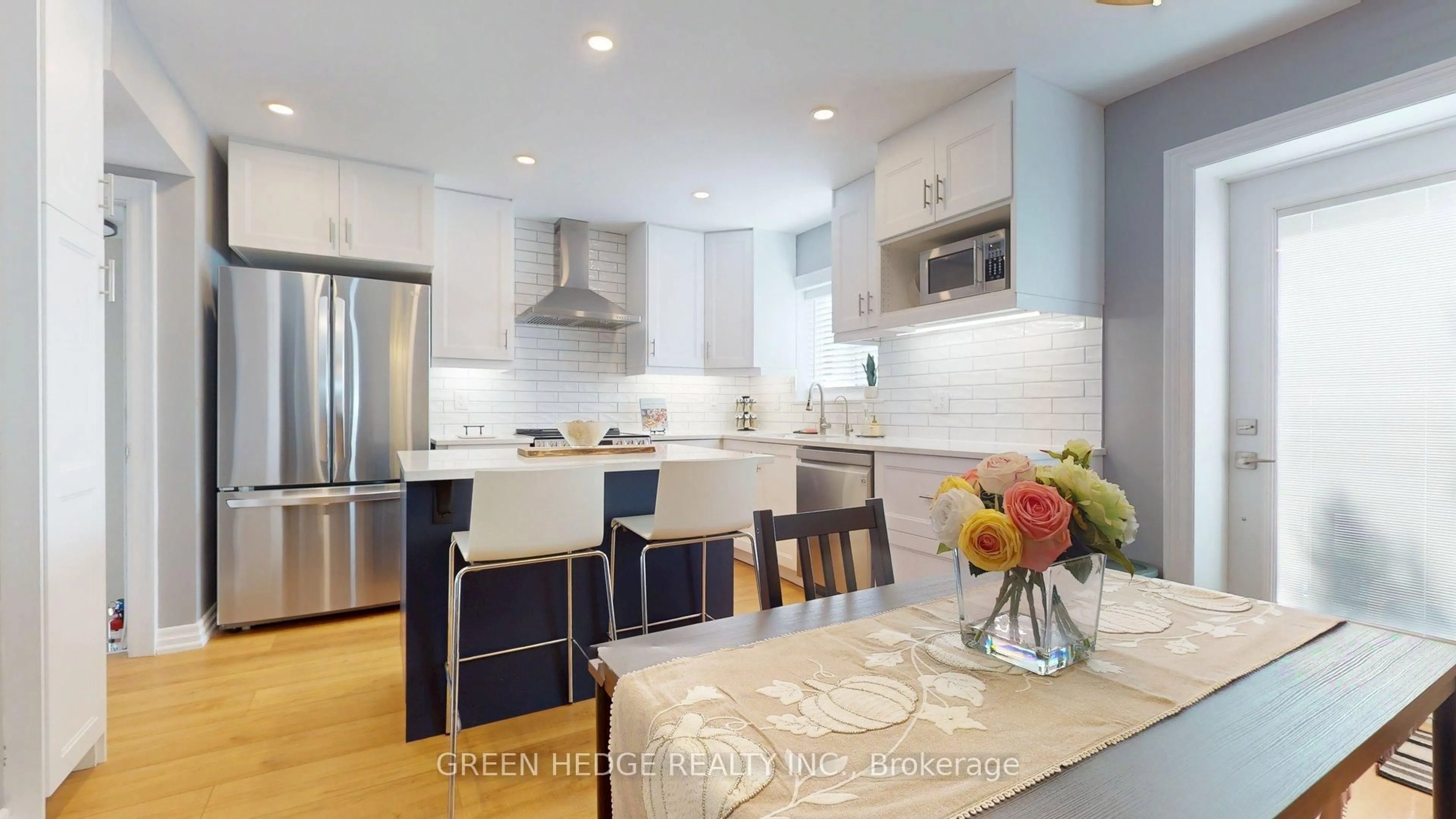 Contemporary kitchen, ceramic/tile floor for 66 Cliff St, Toronto Ontario M6N 4M1