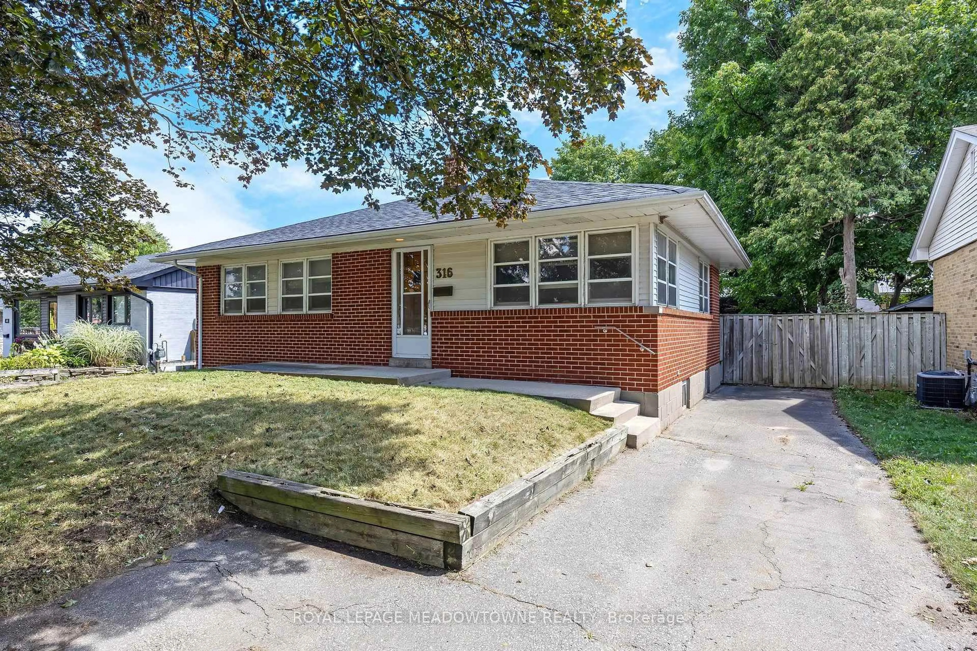 Home with brick exterior material, street for 316 Westcott Rd, Halton Hills Ontario L7J 1R3
