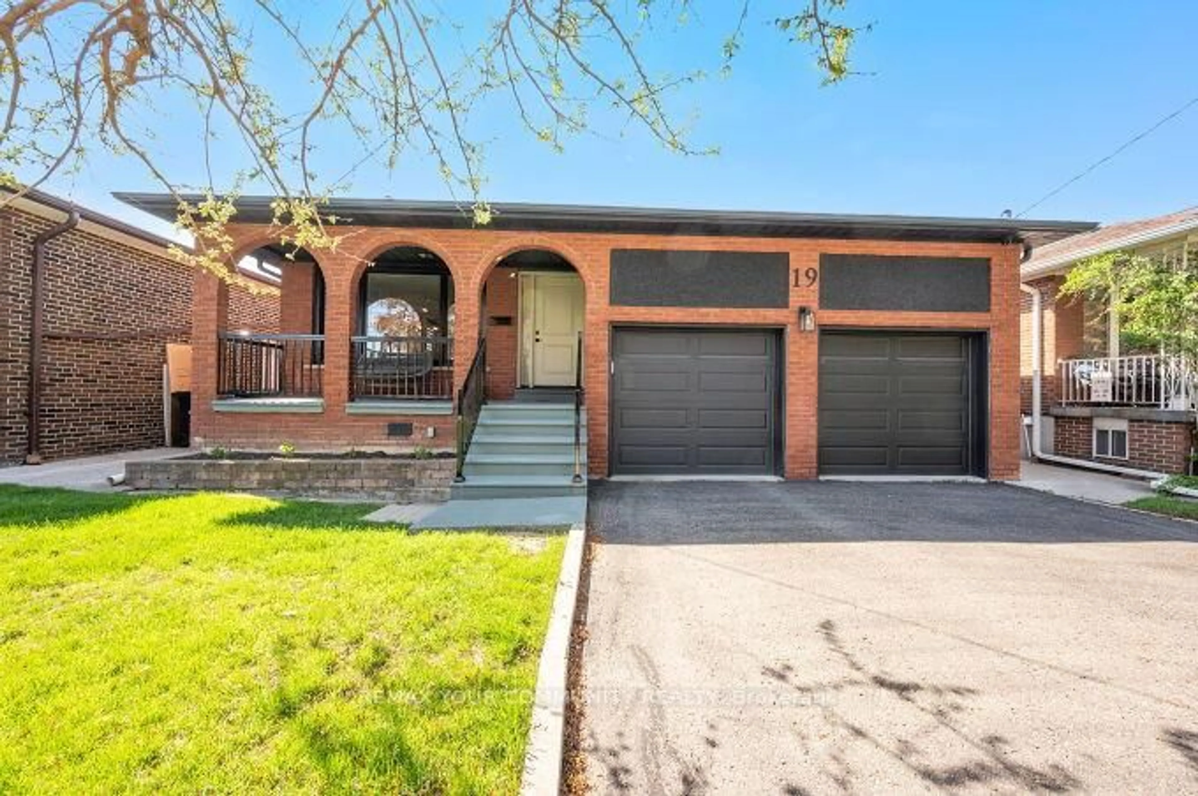 Home with brick exterior material, street for 19 Hamer Blvd, Toronto Ontario M9R 4A8