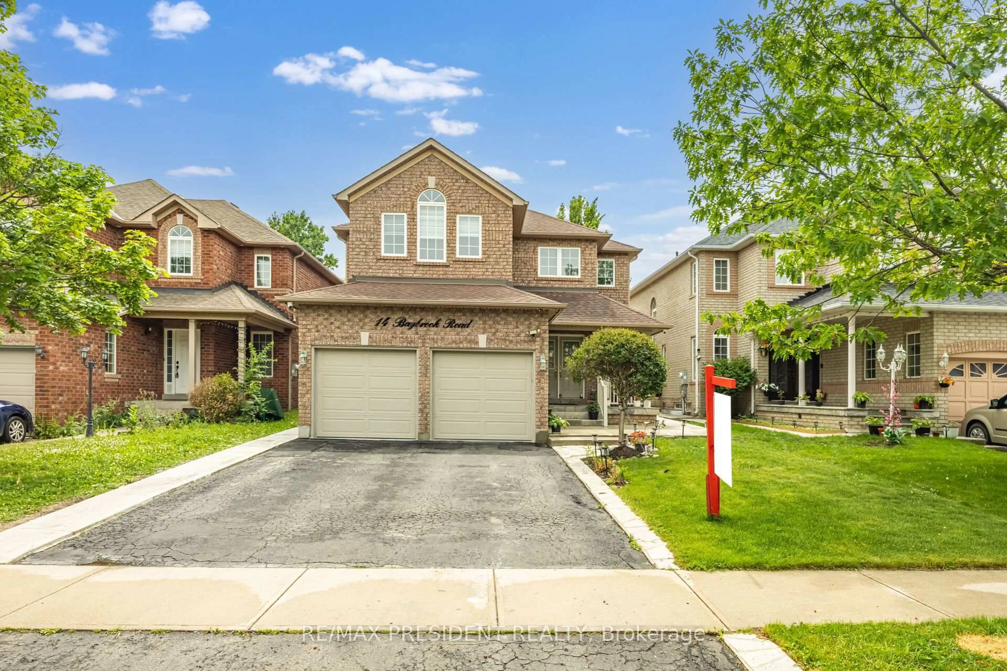 Home with brick exterior material, street for 14 Baybrook Rd, Brampton Ontario L7A 1M1