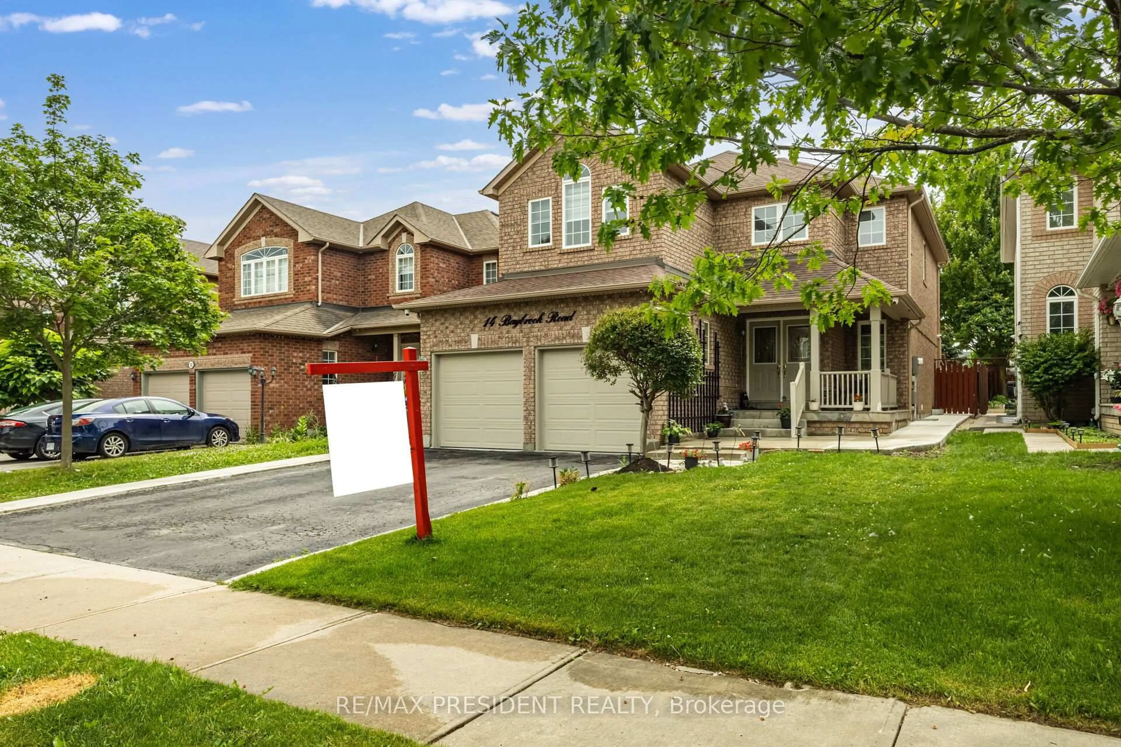 Home with brick exterior material, street for 14 Baybrook Rd, Brampton Ontario L7A 1M1