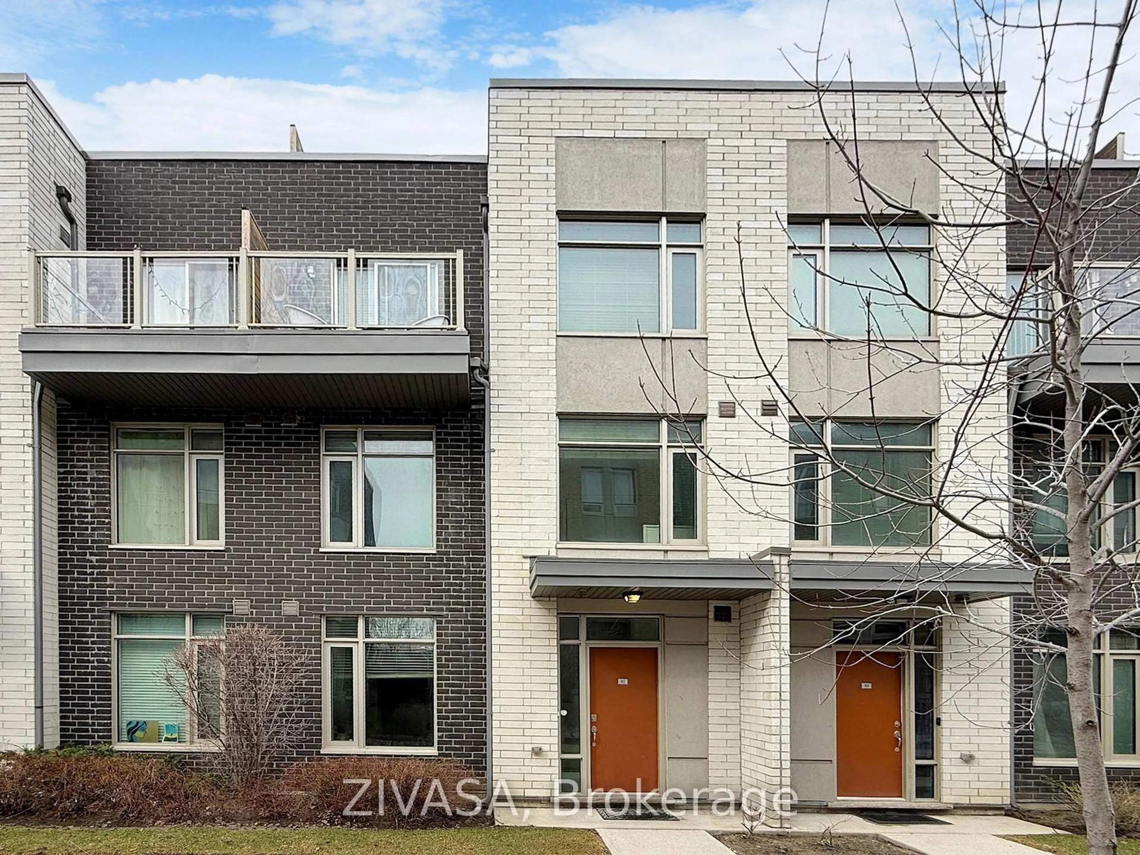 Home with brick exterior material, unknown for 15 Applewood Lane #92, Toronto Ontario M9C 2Z7