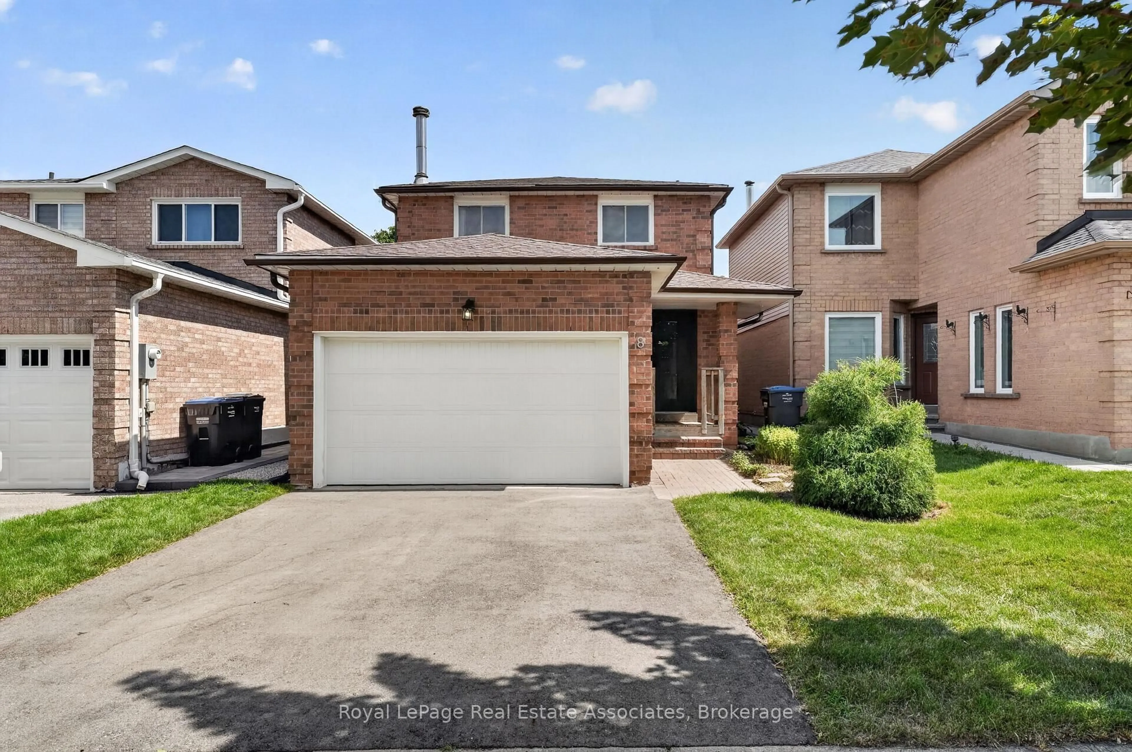 Home with brick exterior material, street for 8 Horsham St, Brampton Ontario L6X 3R5