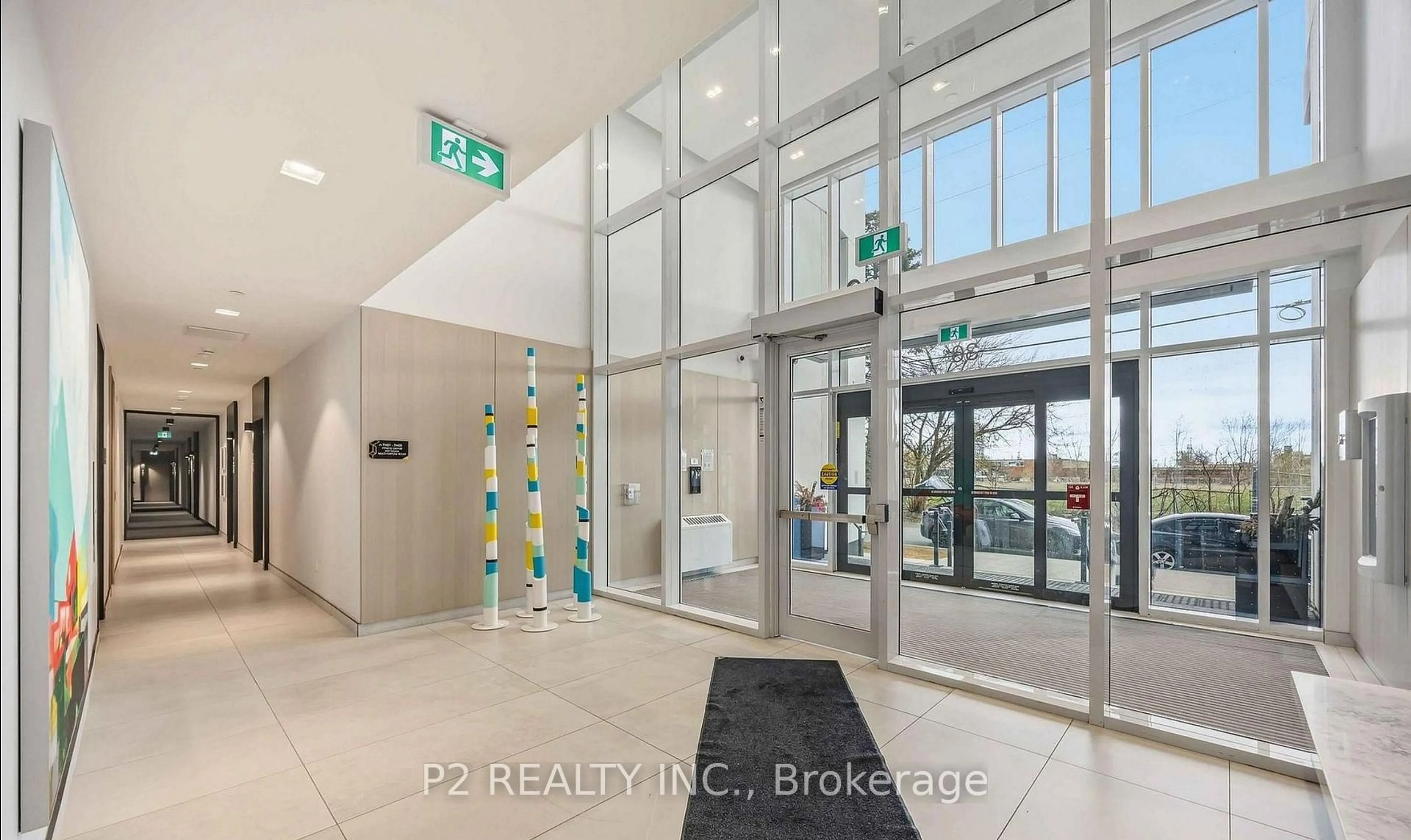 Indoor foyer for 36 Zorra St #3510, Toronto Ontario M8Z 0G5