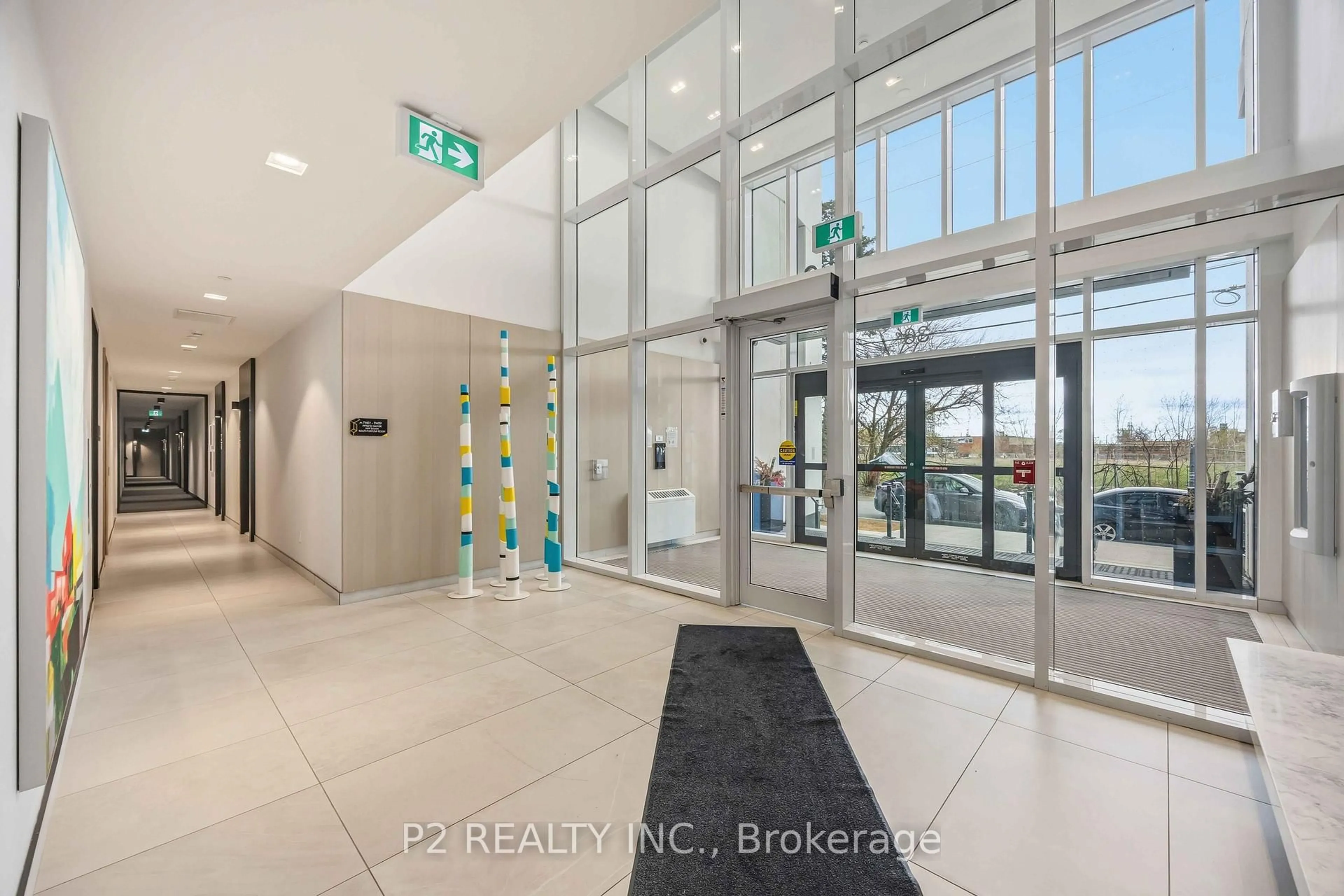 Indoor foyer for 36 Zorra St #3310, Toronto Ontario M8Z 0G5