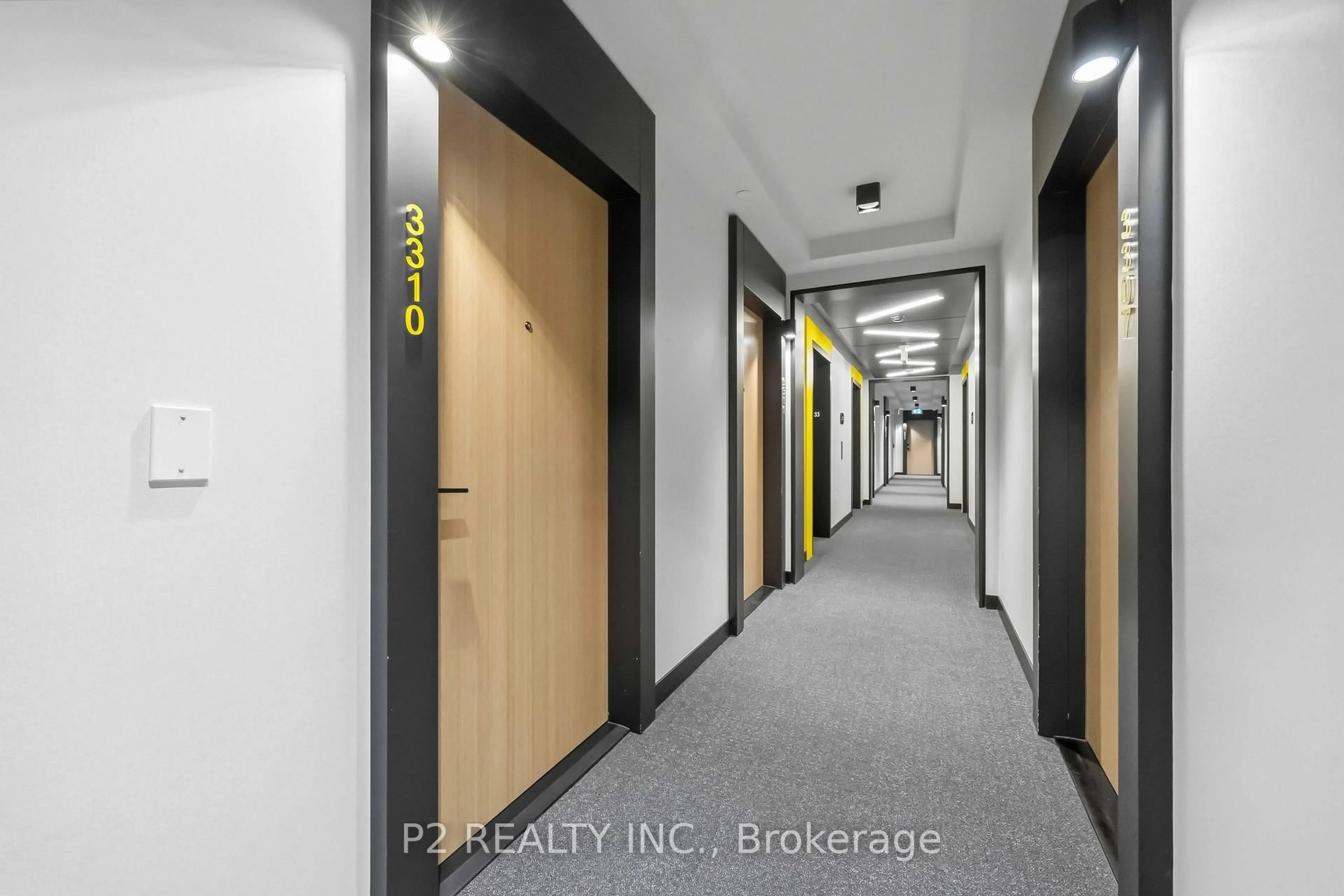 Indoor foyer for 36 Zorra St #3310, Toronto Ontario M8Z 0G5