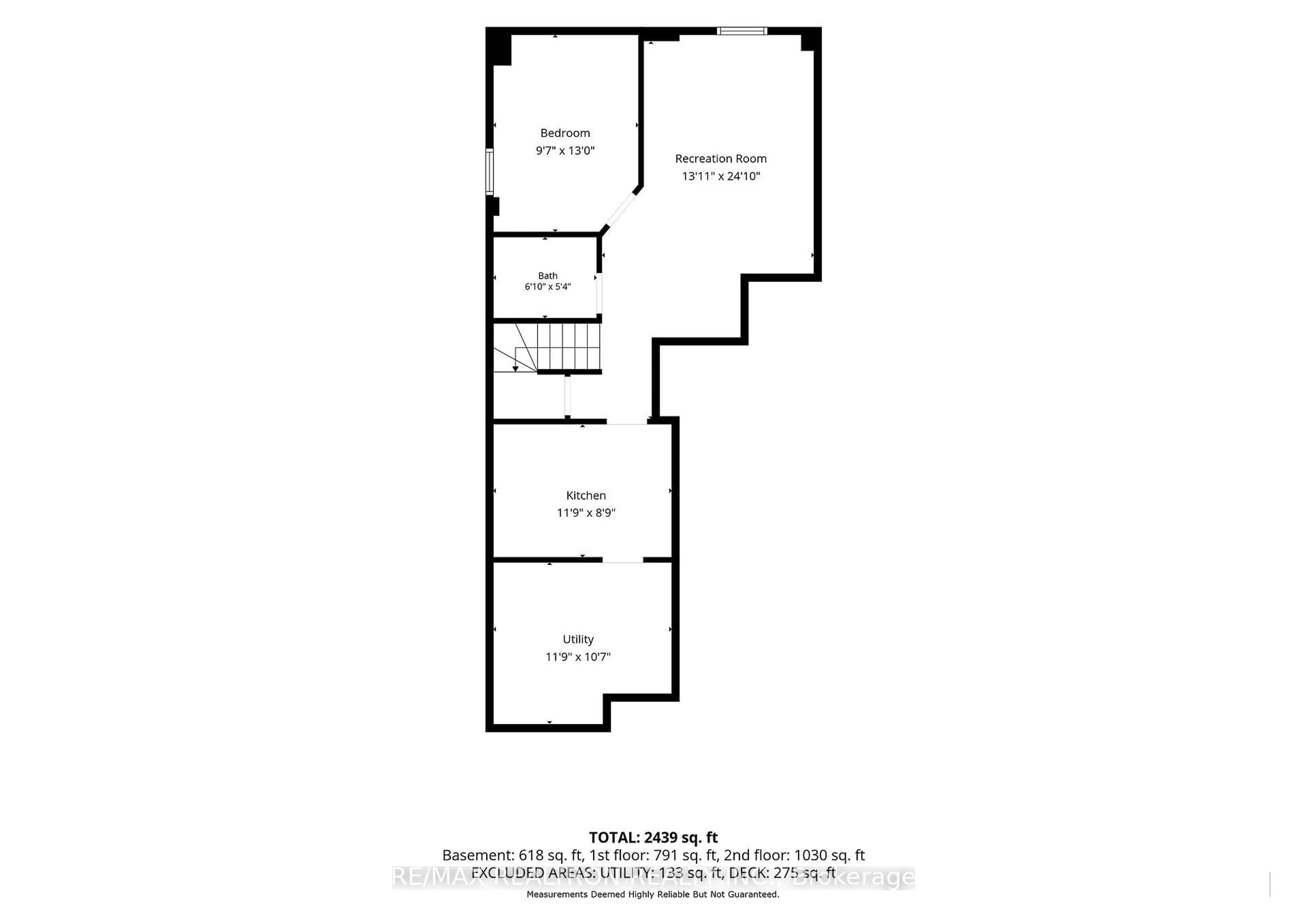 Floor plan for 86 Tideland Dr, Brampton Ontario L7A 2W1