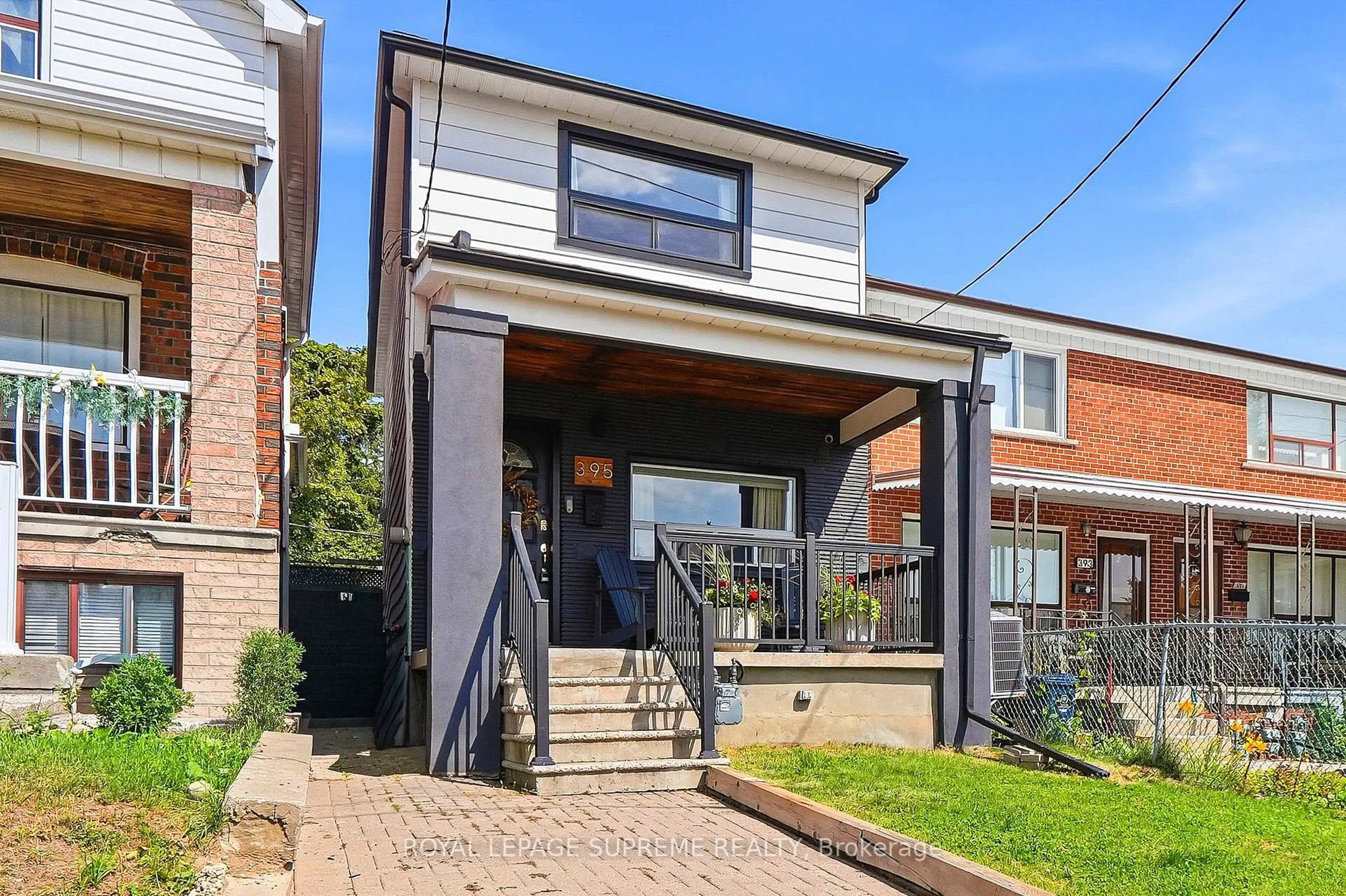 Home with brick exterior material, street for 395 McRoberts Ave, Toronto Ontario M6E 4R1