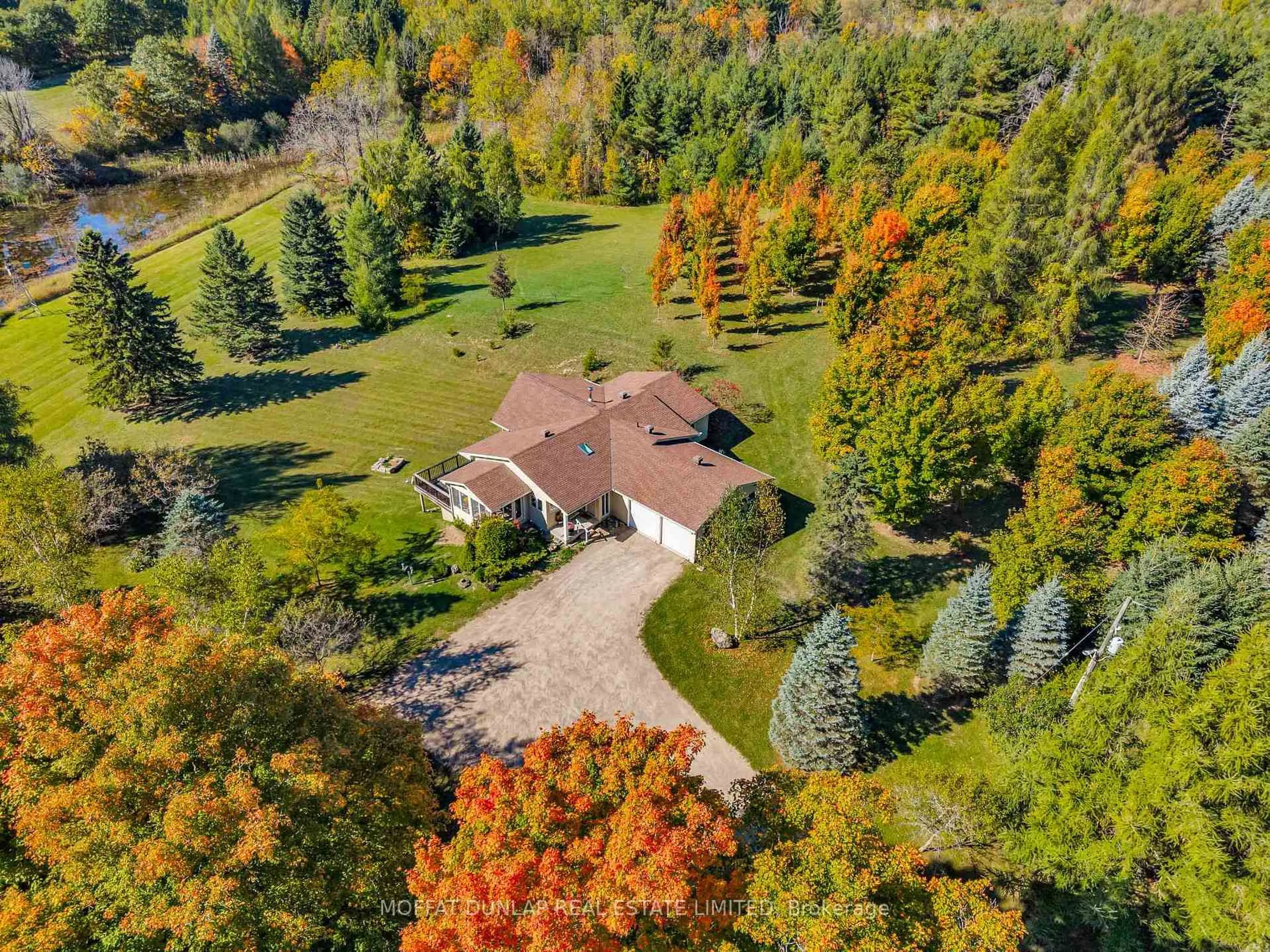 A pic from outside/outdoor area/front of a property/back of a property/a pic from drone, forest/trees view for 15910 Mississauga Rd, Caledon Ontario L7C 1W8