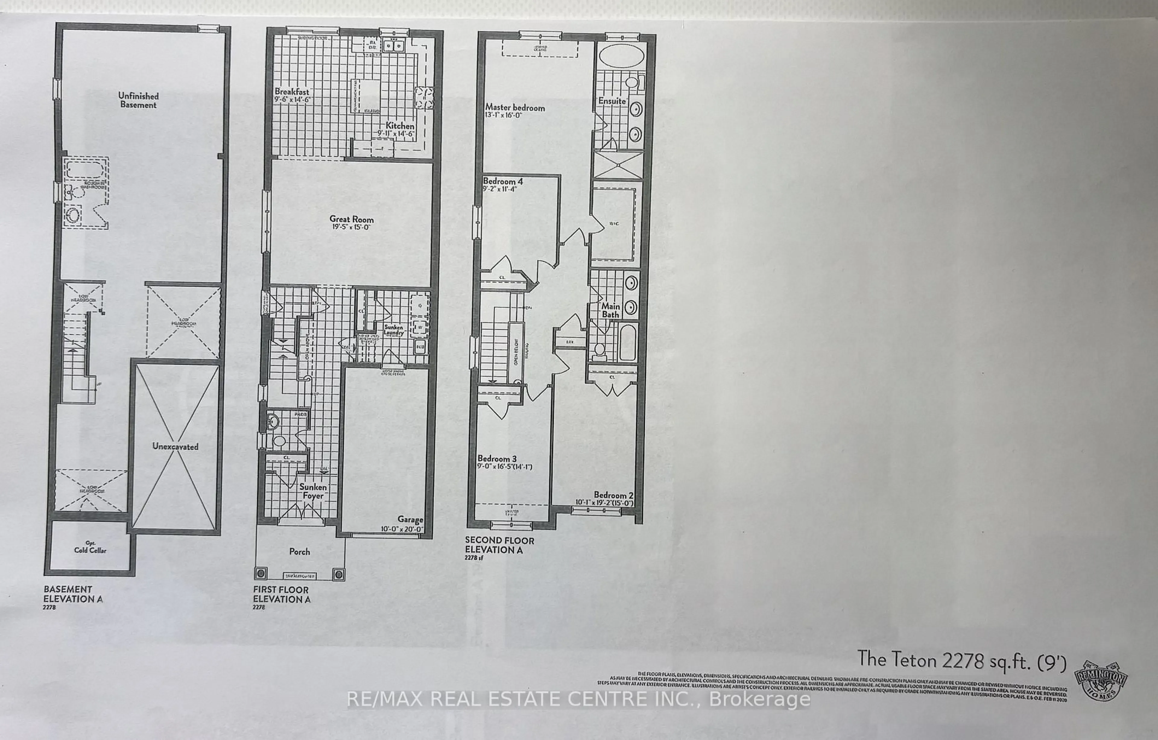 Floor plan for 106 Branigan Cres, Halton Hills Ontario L7G 0M8
