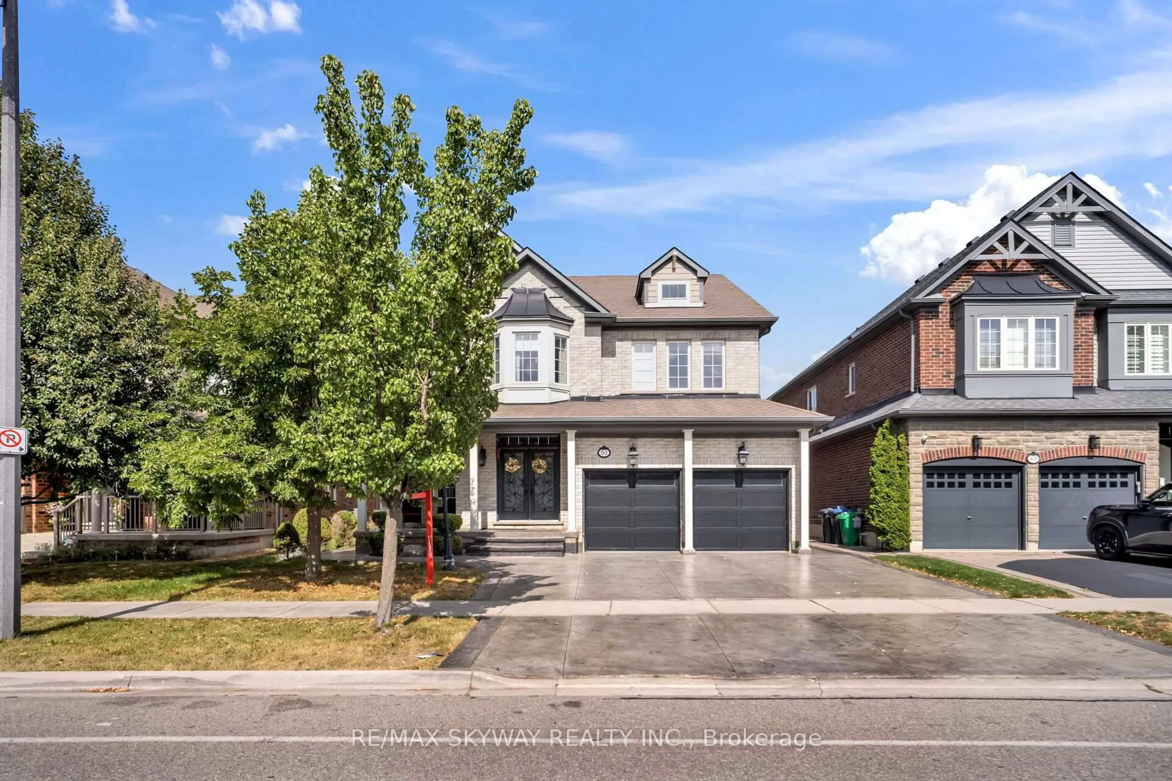 Home with brick exterior material, street for 51 Learmont Ave, Caledon Ontario L7C 3N3