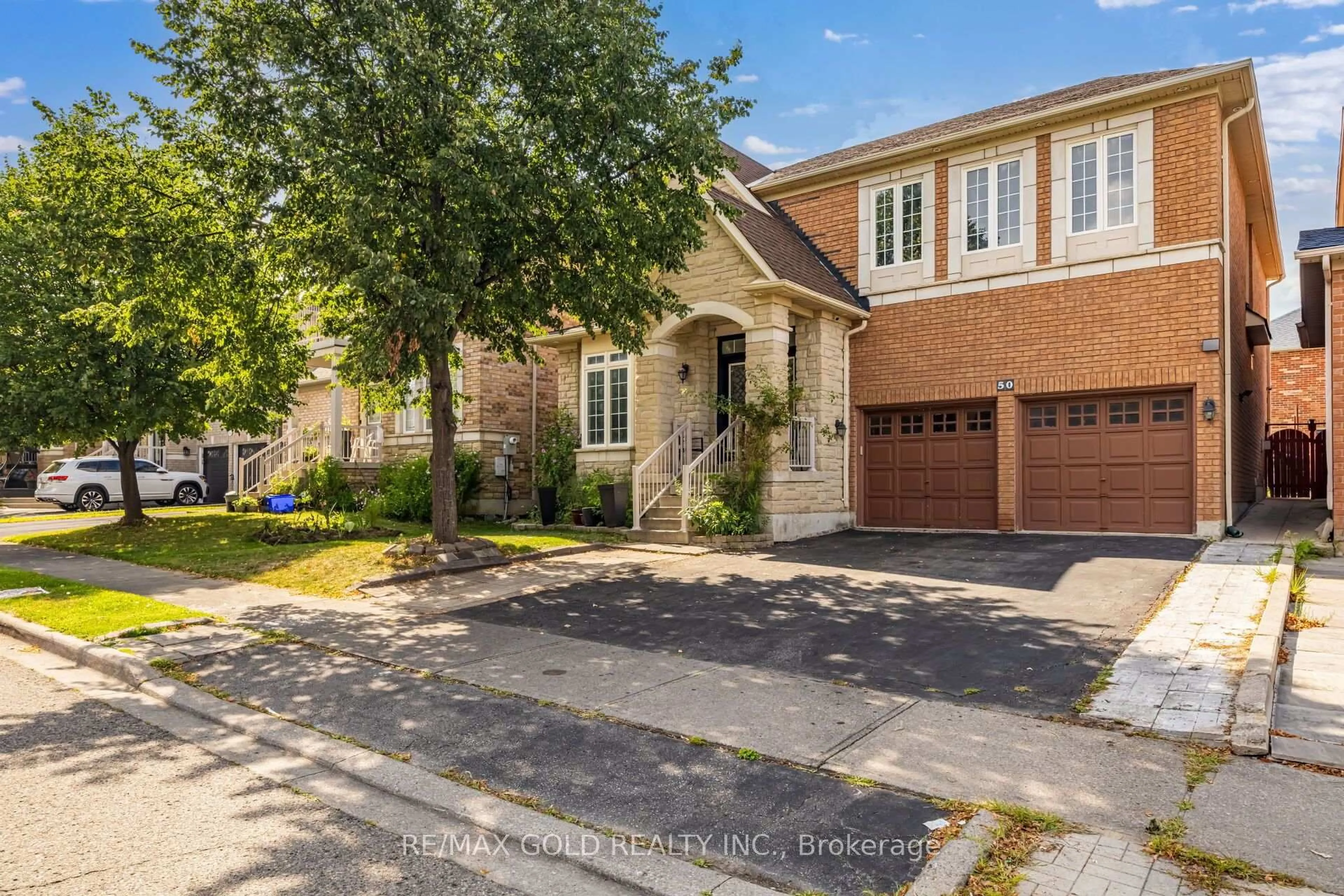 Home with brick exterior material, street for 50 Northface Cres, Brampton Ontario L6R 2Y2