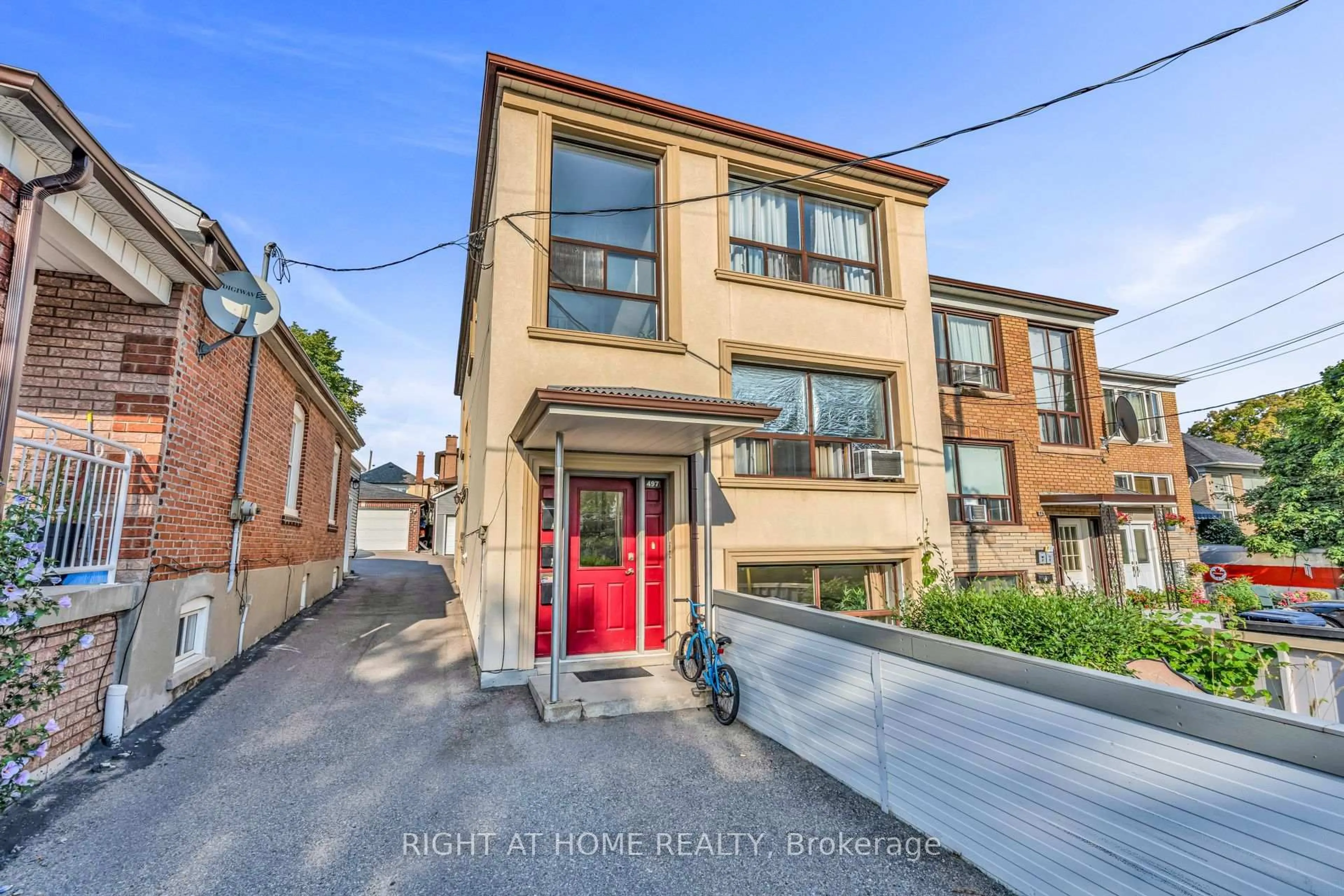 Home with brick exterior material, street for 497 Nairn Ave, Toronto Ontario M6E 4J2