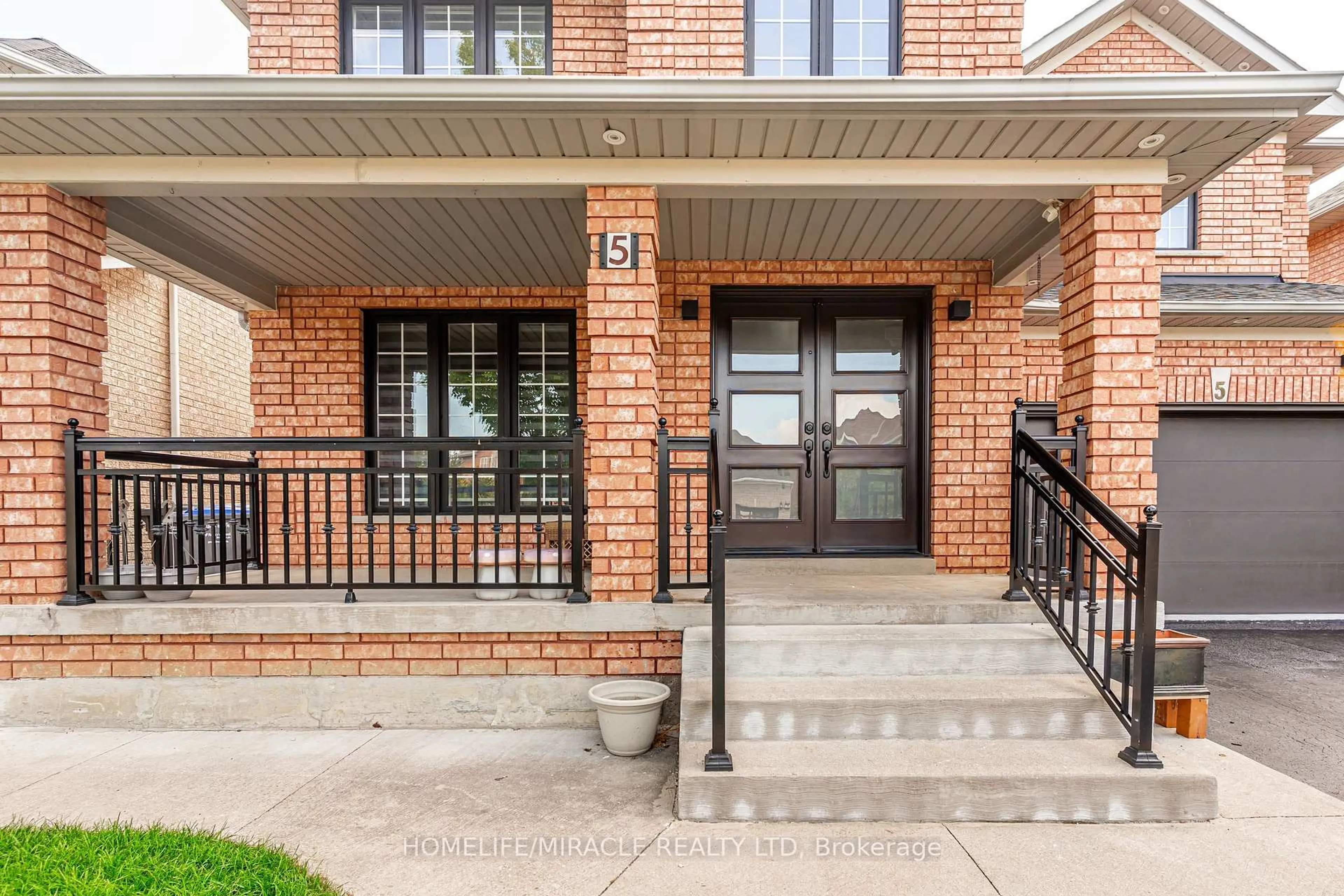 Home with brick exterior material, street for 5 Octillo Blvd, Brampton Ontario L6R 2P7