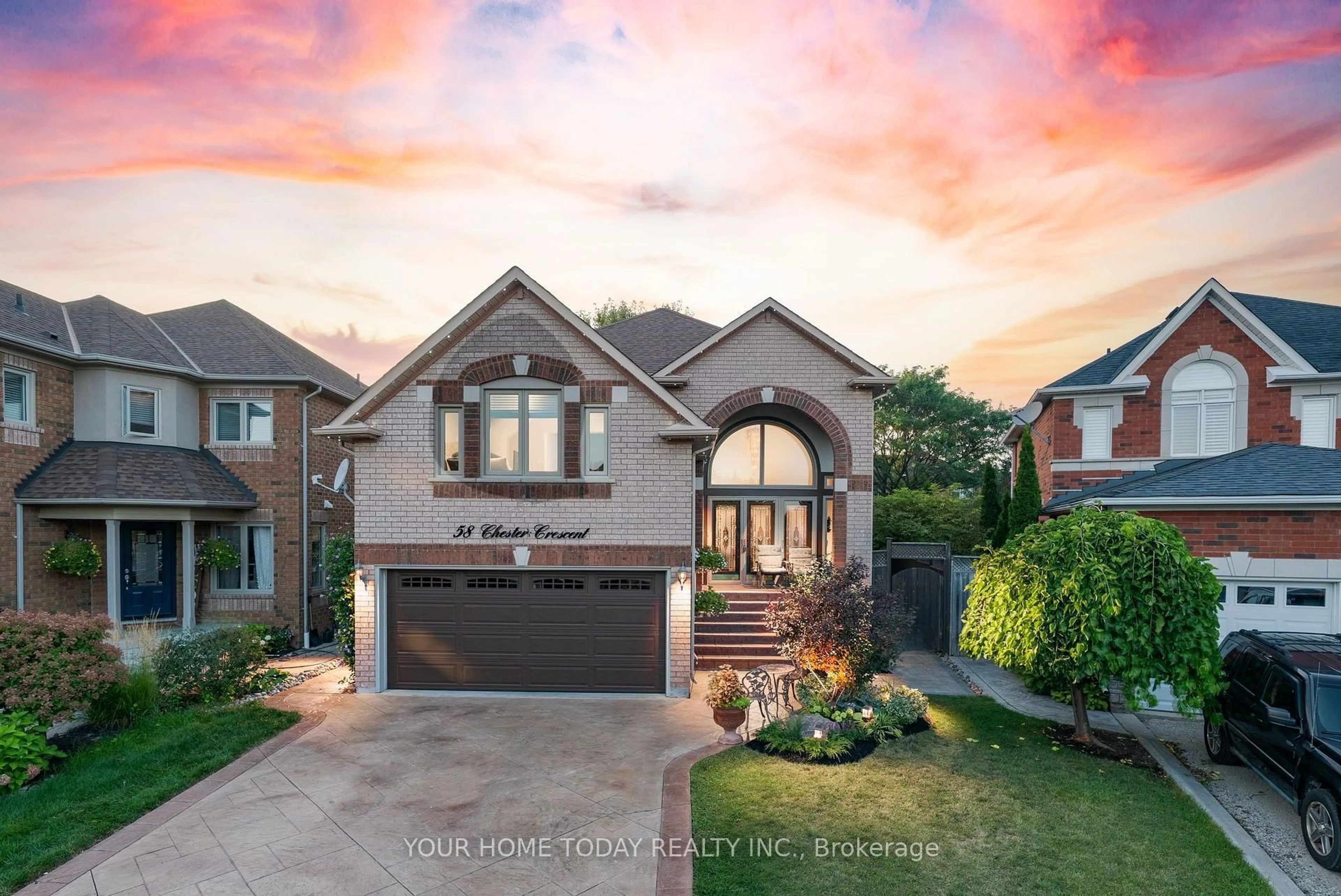 Home with brick exterior material, street for 58 Chester Cres, Halton Hills Ontario L7G 5W5
