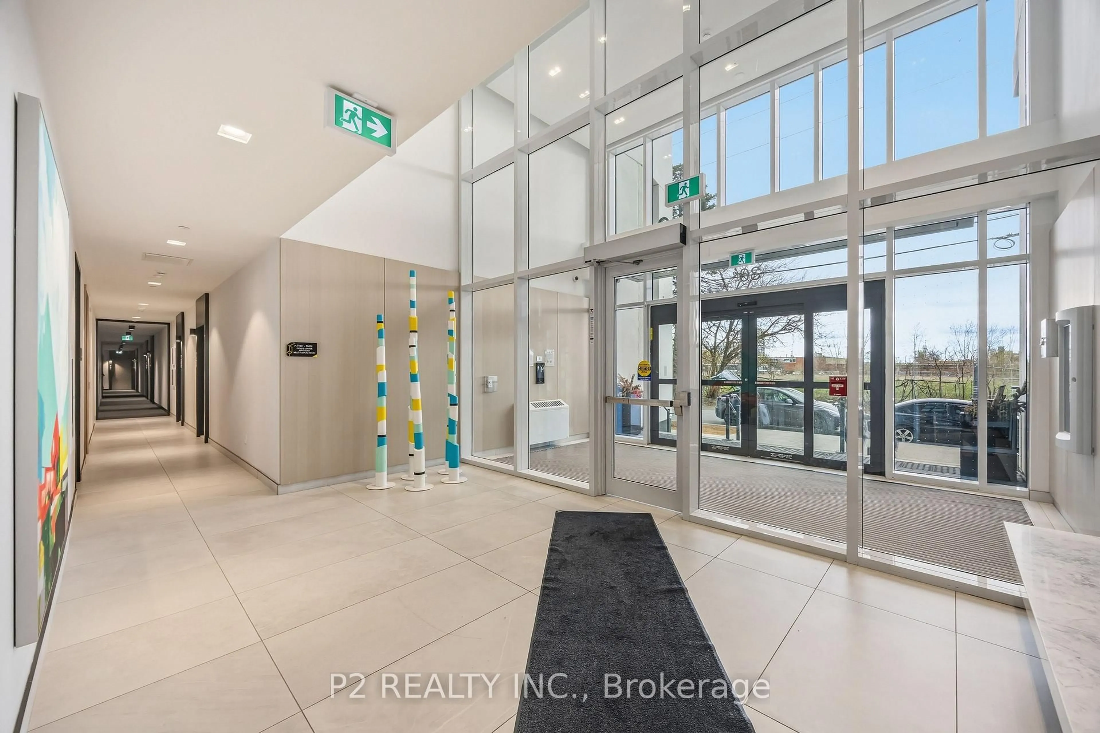 Indoor foyer for 36 Zorra St #3506, Toronto Ontario M8Z 0G5