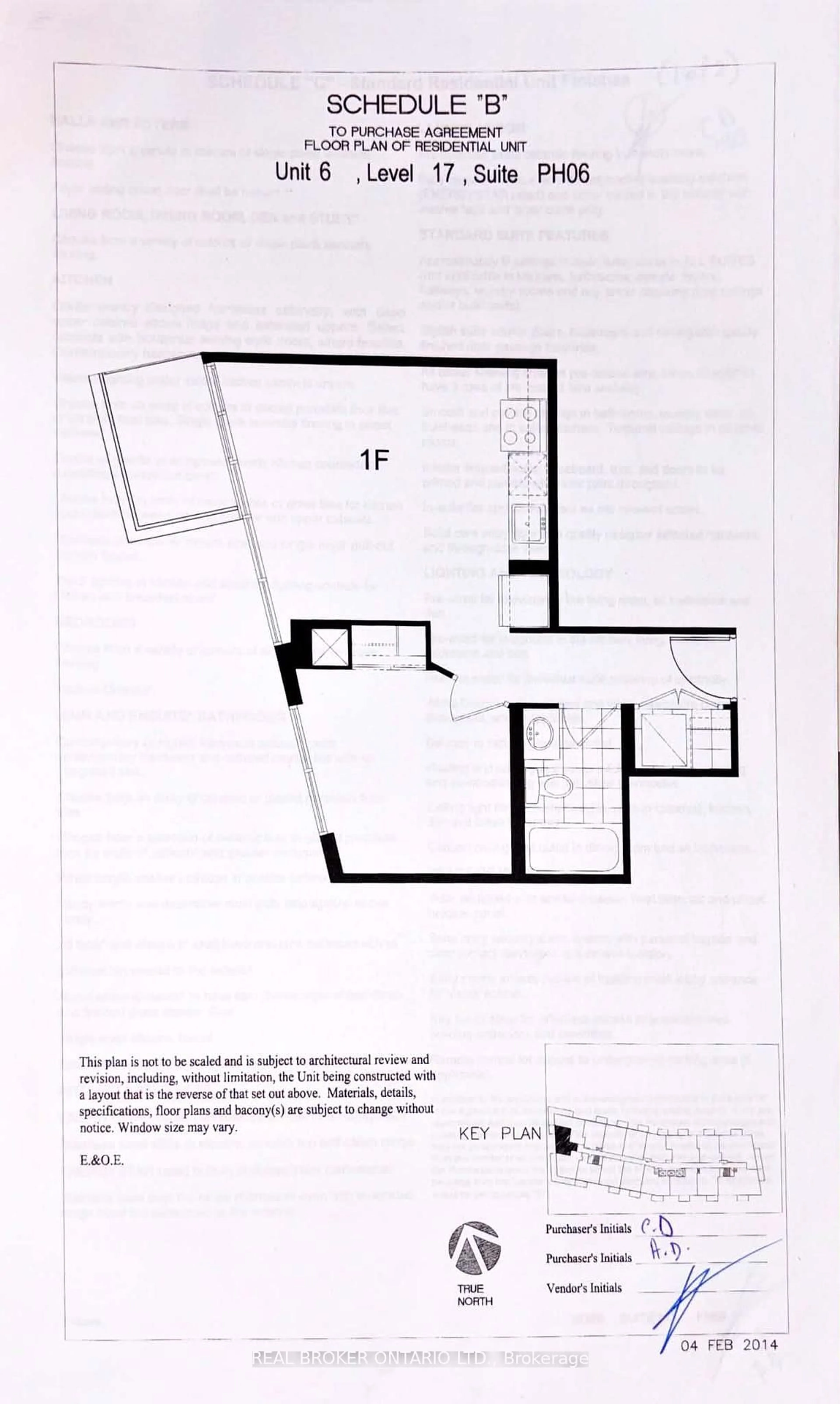 Floor plan for 39 Annie Craig Dr #PH06, Toronto Ontario M8V 0H1