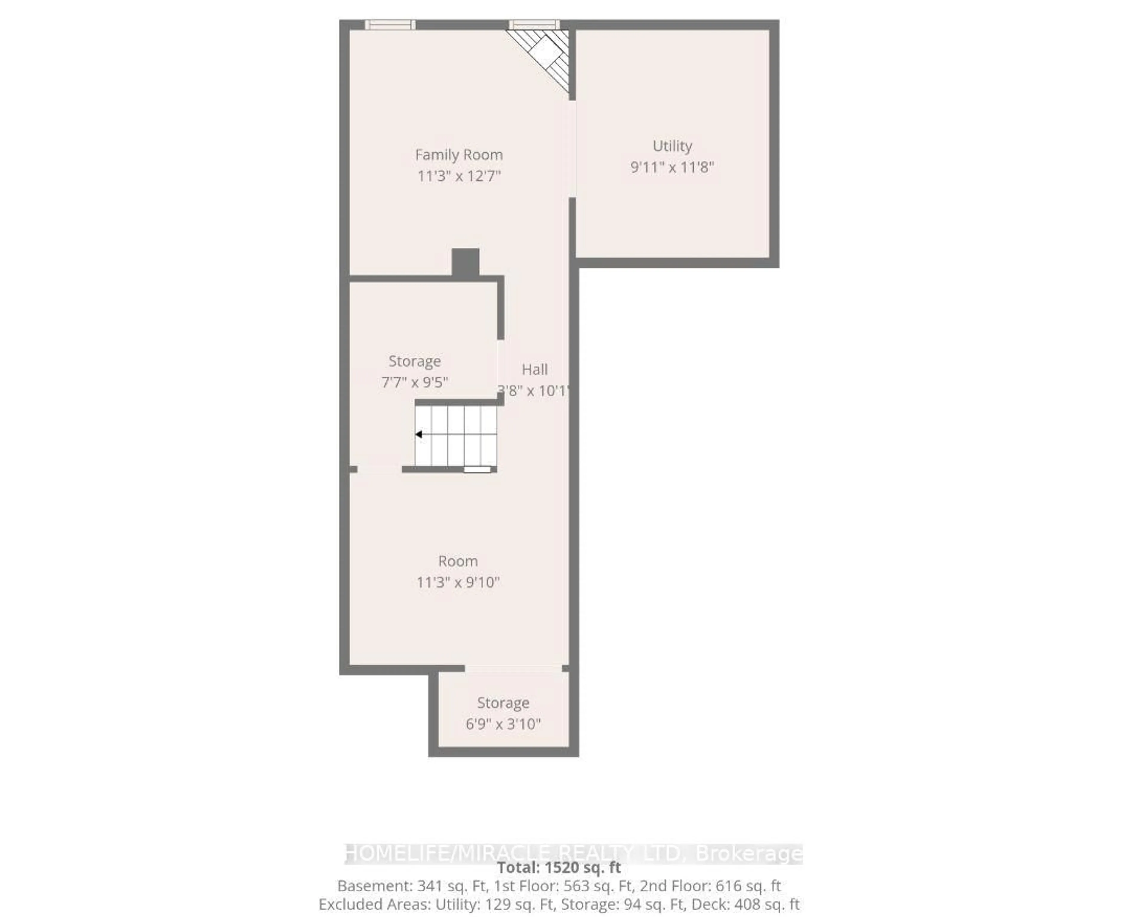 Floor plan for 1405 MCDERMOTT Way, Milton Ontario L9T 6L6