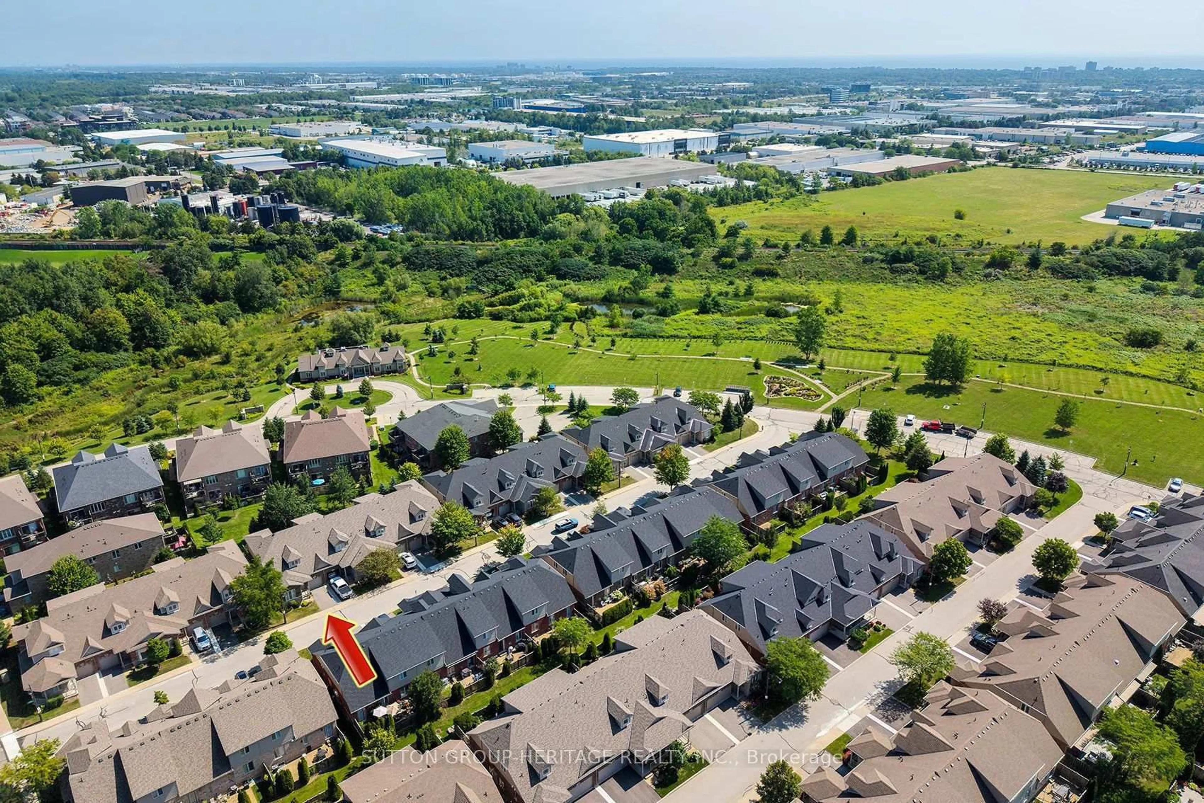 A pic from outside/outdoor area/front of a property/back of a property/a pic from drone, water/lake/river/ocean view for 2120 Itabashi Way #160, Burlington Ontario L7M 0V3