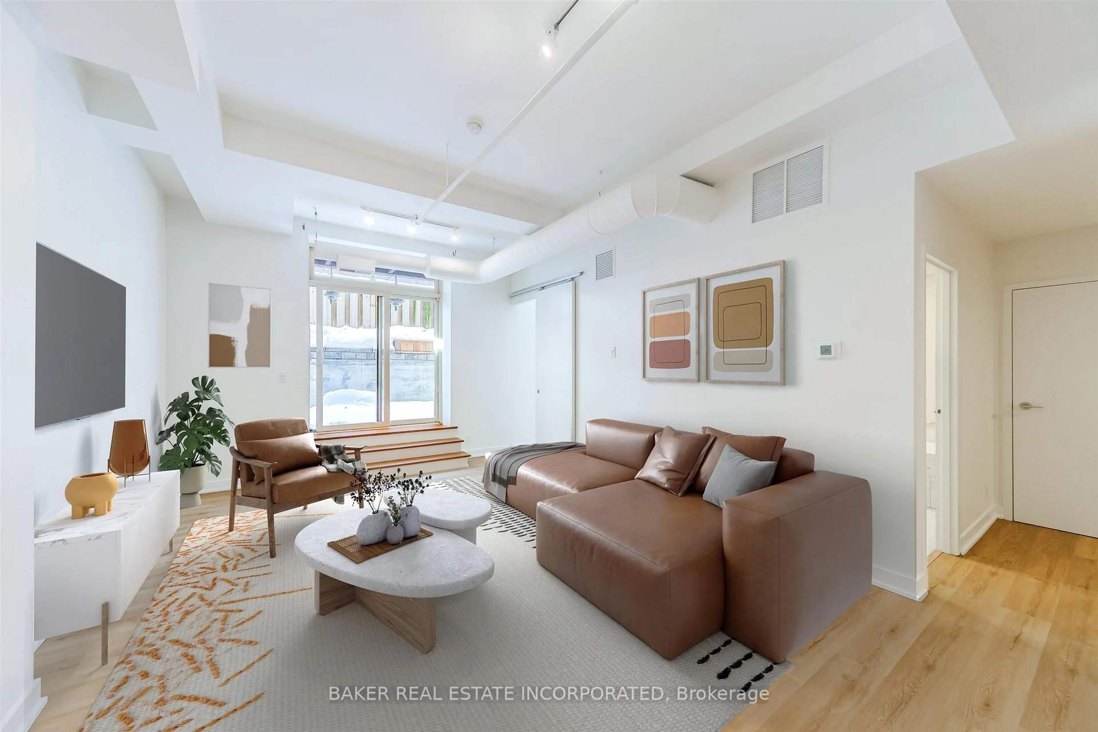 Living room with furniture, unknown for 152 Annette St #107, Toronto Ontario M6P 1P4