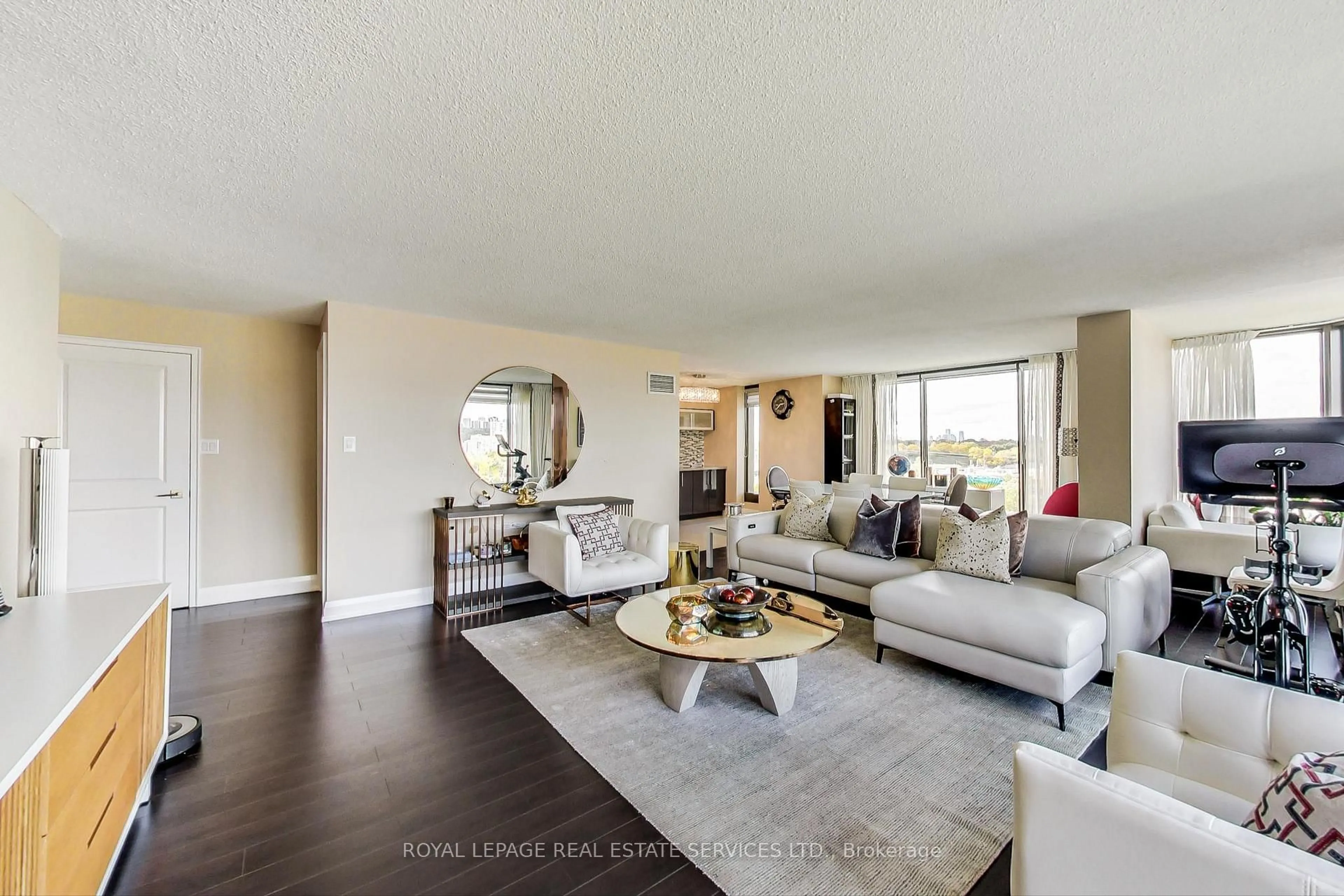 Living room with furniture, unknown for 2045 Lake Shore Blvd #1110, Toronto Ontario M8V 2Z6