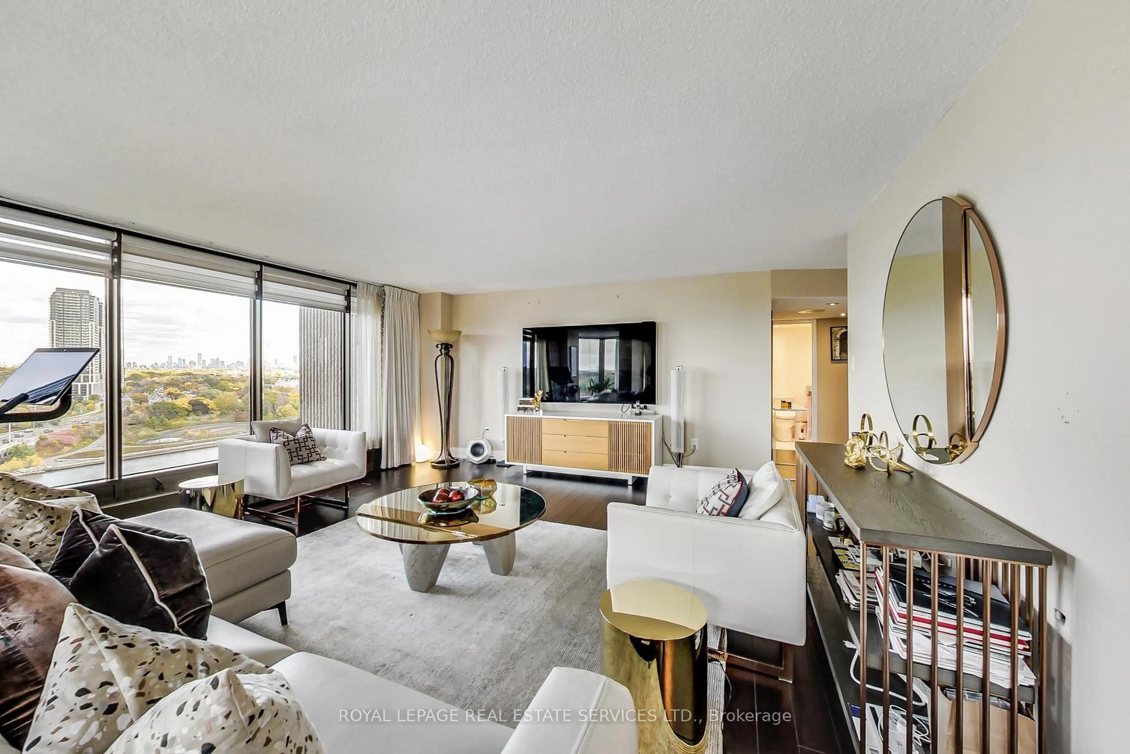 Living room with furniture, unknown for 2045 Lake Shore Blvd #1110, Toronto Ontario M8V 2Z6