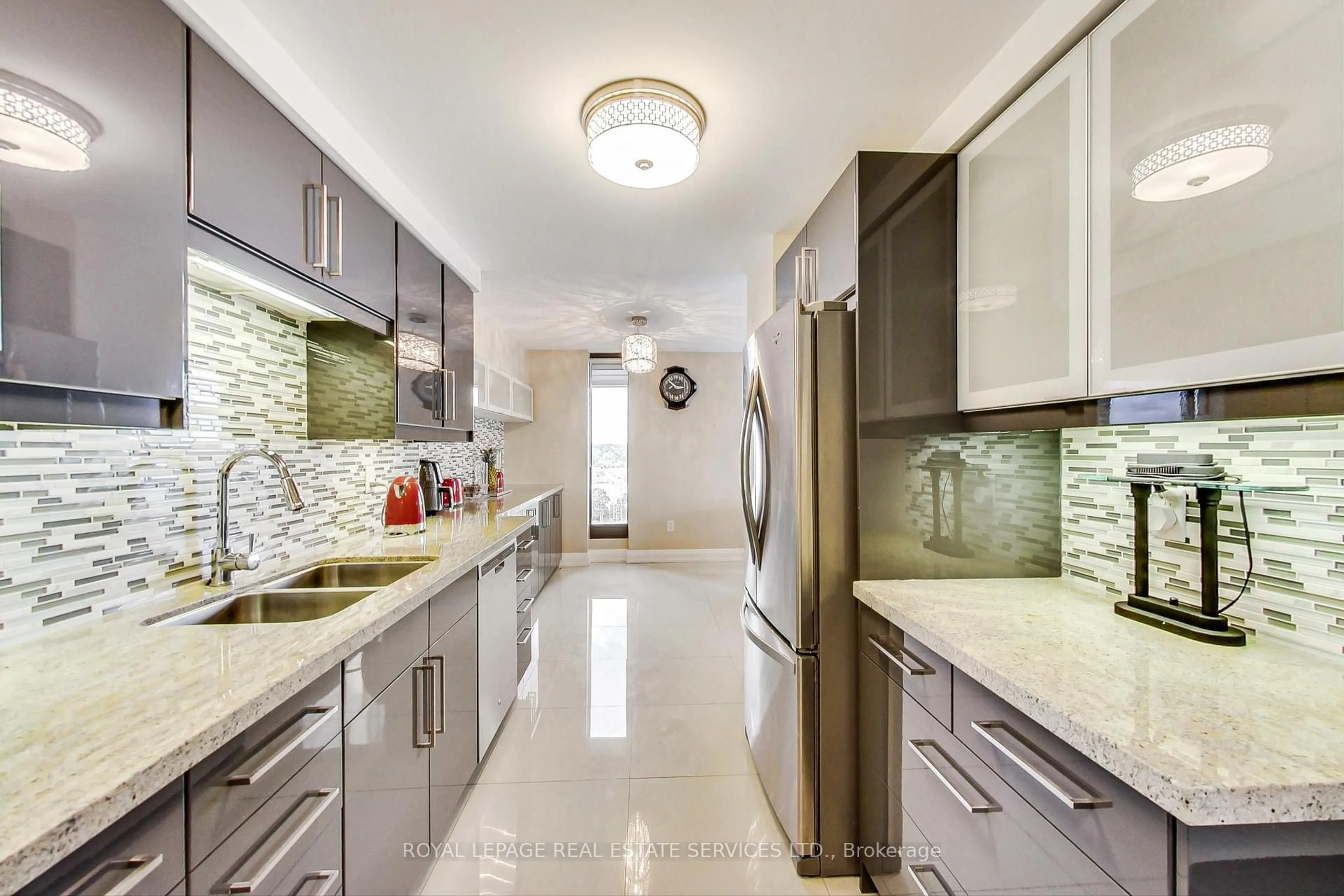 Contemporary kitchen, ceramic/tile floor for 2045 Lake Shore Blvd #1110, Toronto Ontario M8V 2Z6