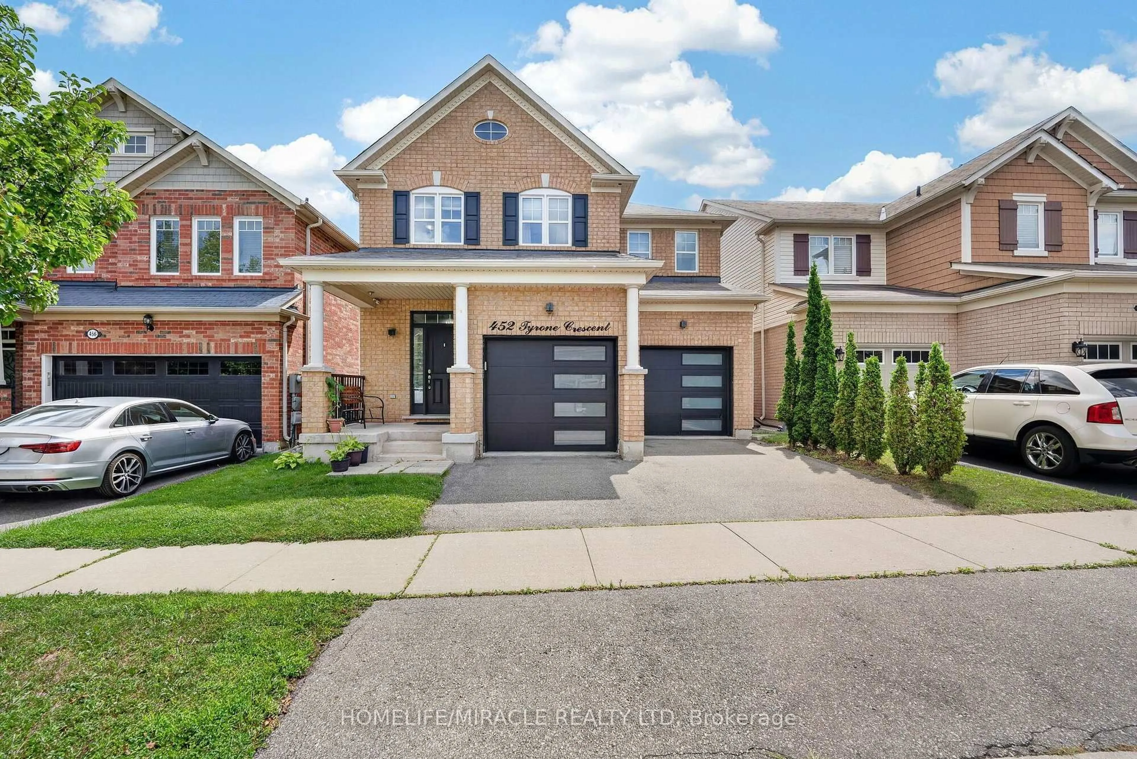Home with brick exterior material, street for 452 Tyrone Cres, Milton Ontario L9T 8J8