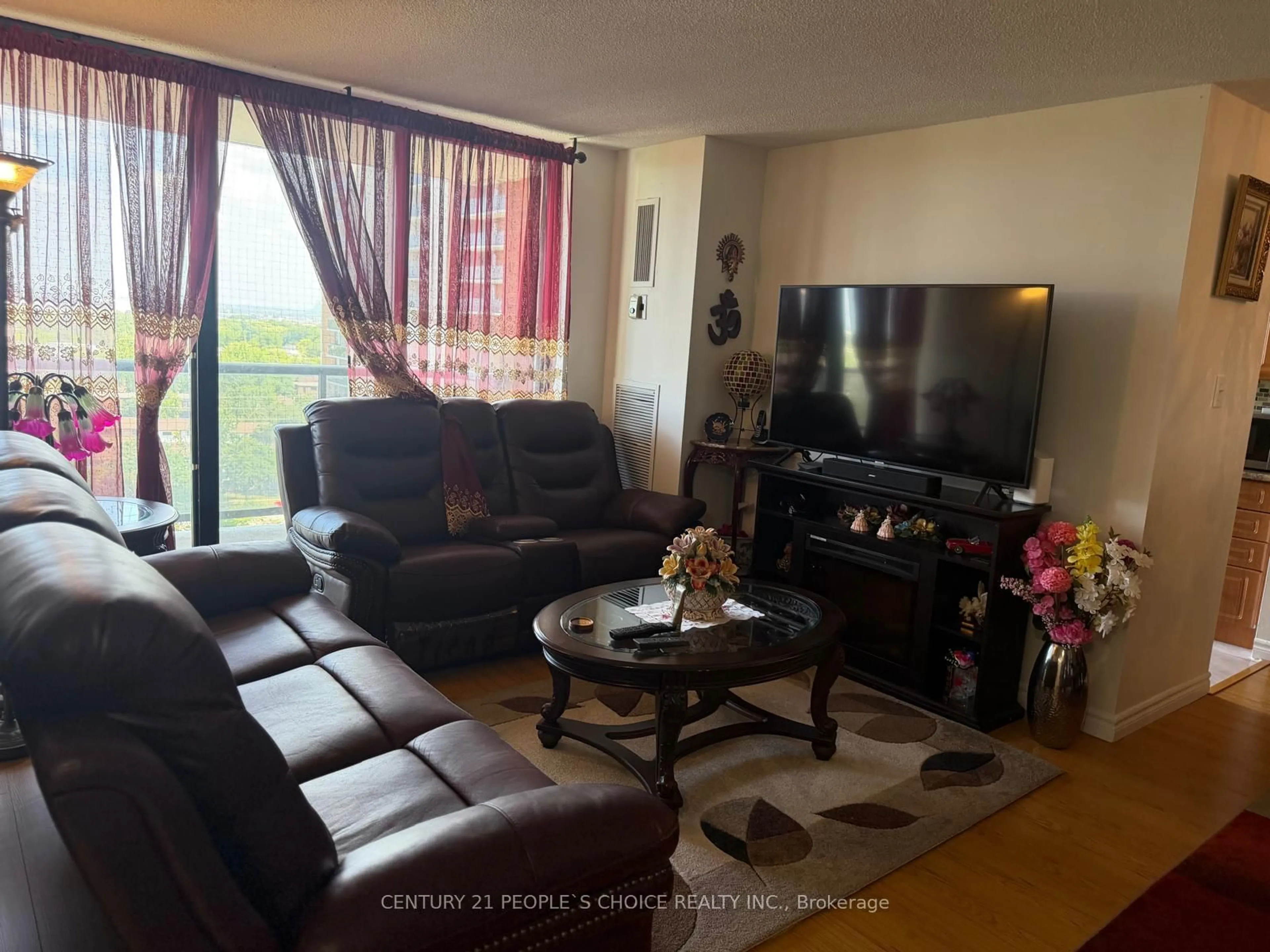 Living room with furniture, unknown for 17 Knightsbridge Rd #1205, Brampton Ontario L6T 3X9