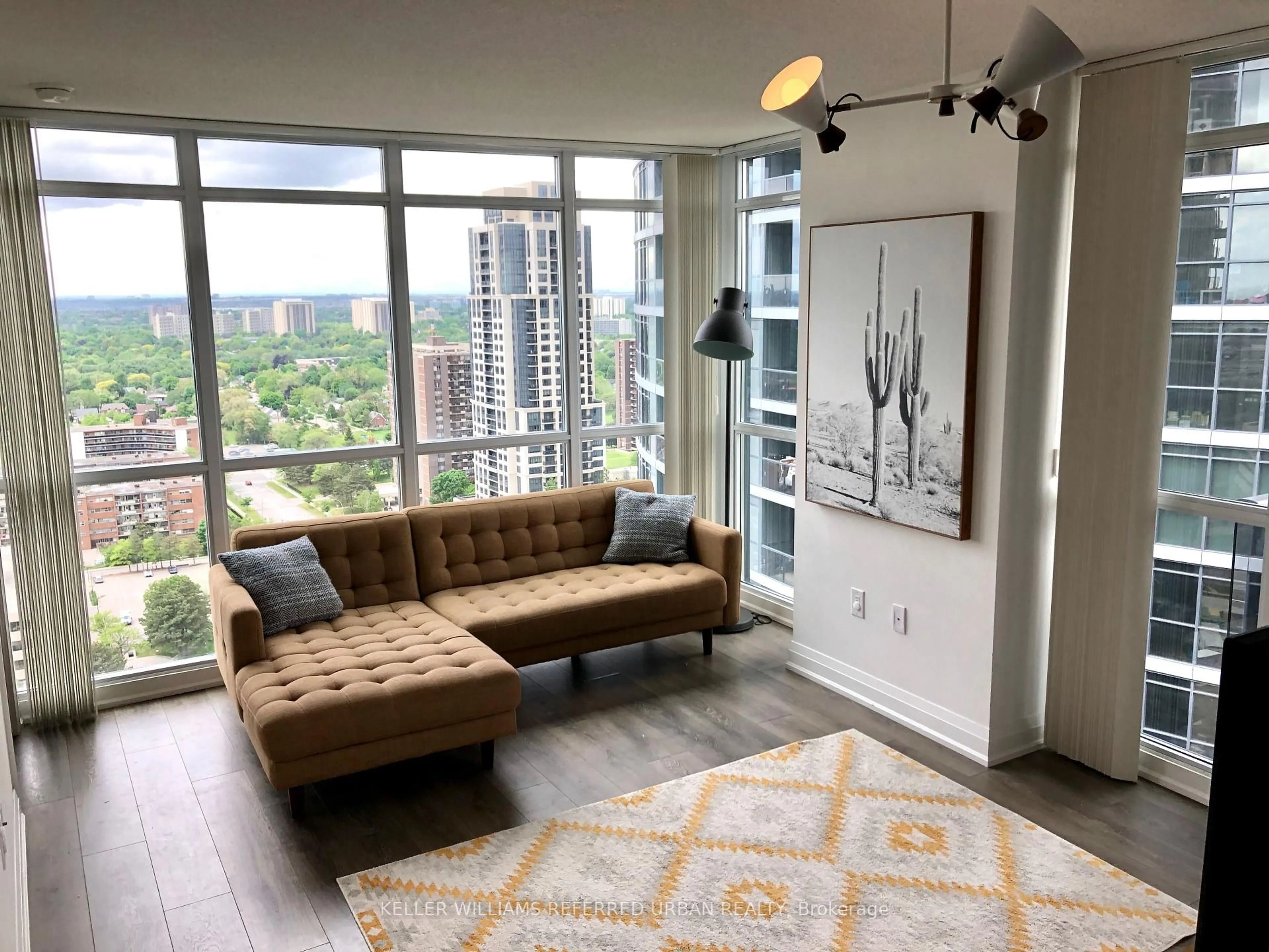Living room with furniture, unknown for 9 Valhalla Inn Rd #2407, Toronto Ontario M9B 0B2