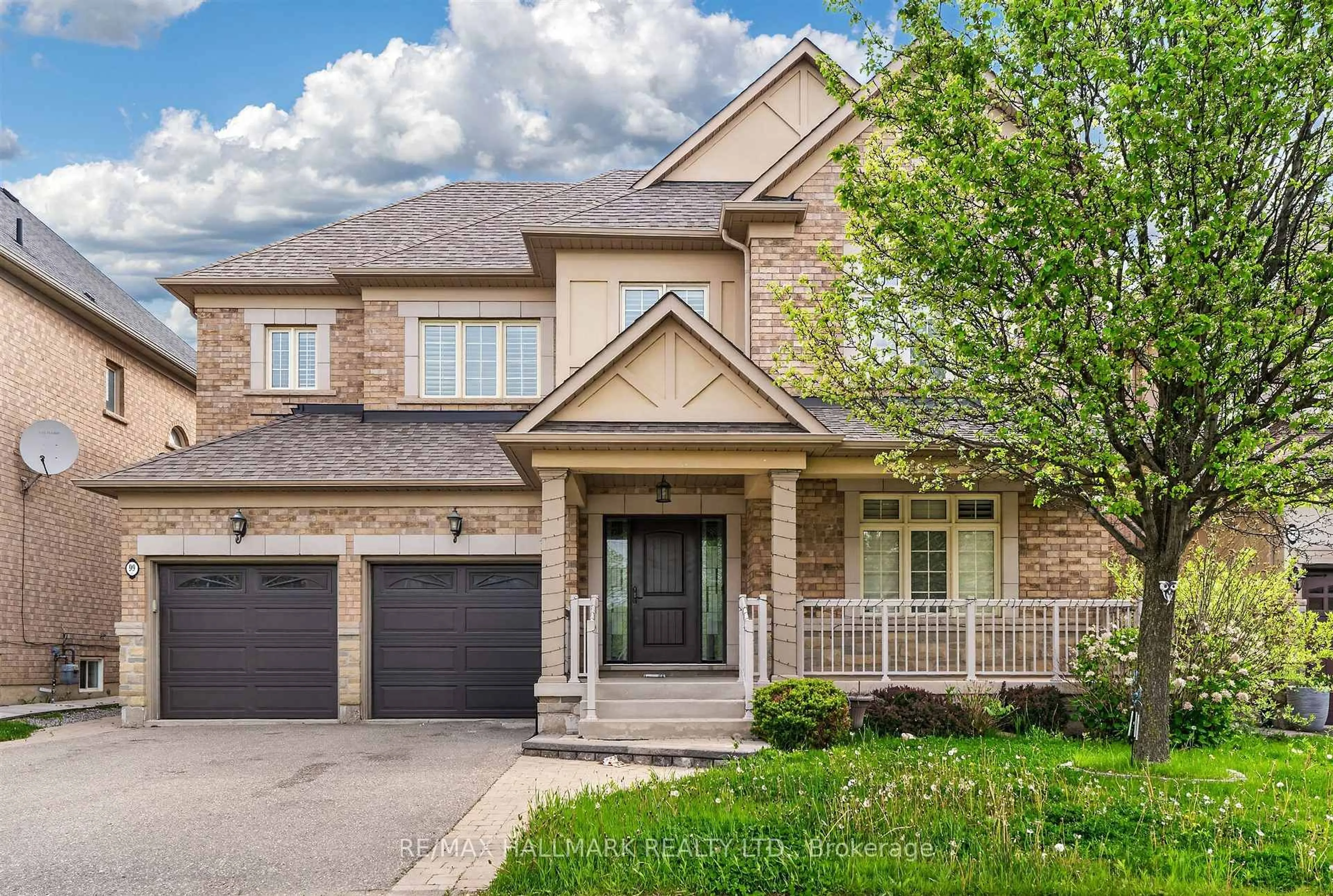 Home with brick exterior material, street for 99 Royal West Dr, Brampton Ontario L6X 0Z8