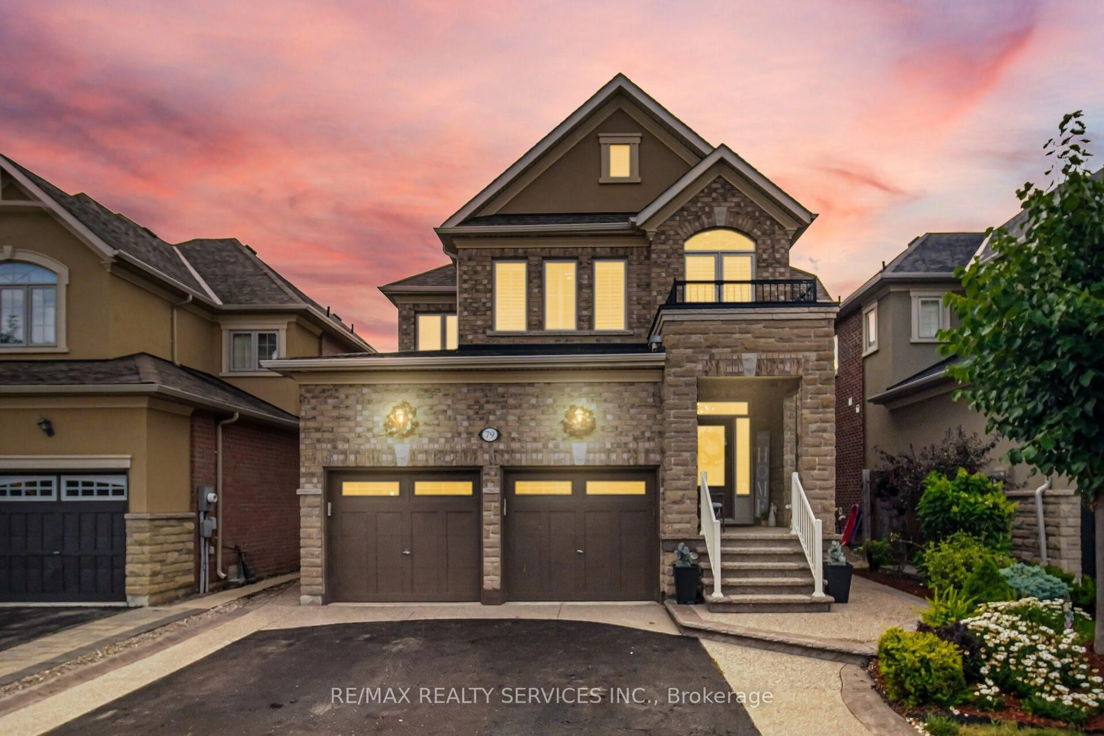 Home with brick exterior material, street for 79 Cedarholme Ave, Caledon Ontario L7C 3T2
