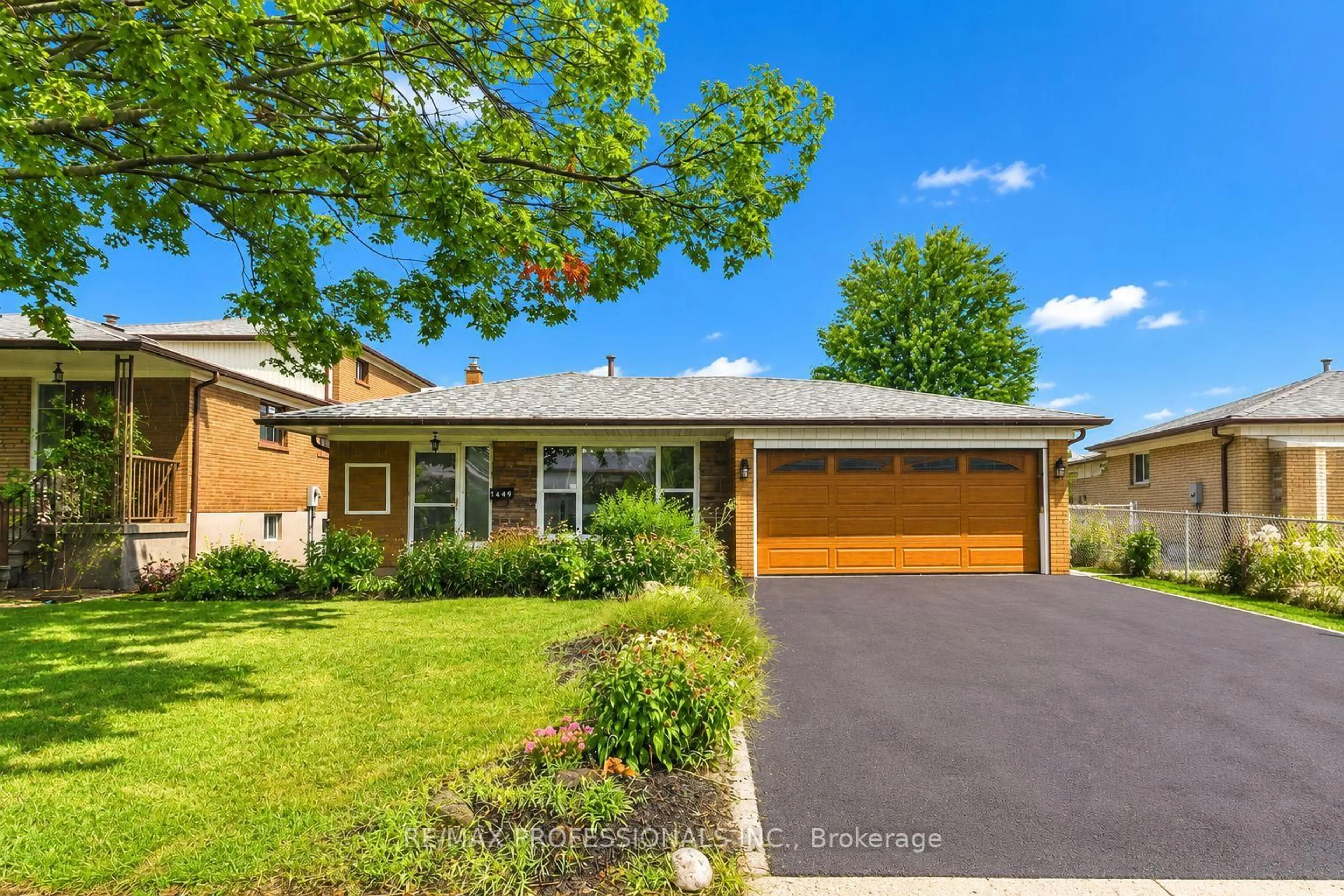 Home with brick exterior material, street for 7449 Pickfair Dr, Mississauga Ontario L4T 2N1