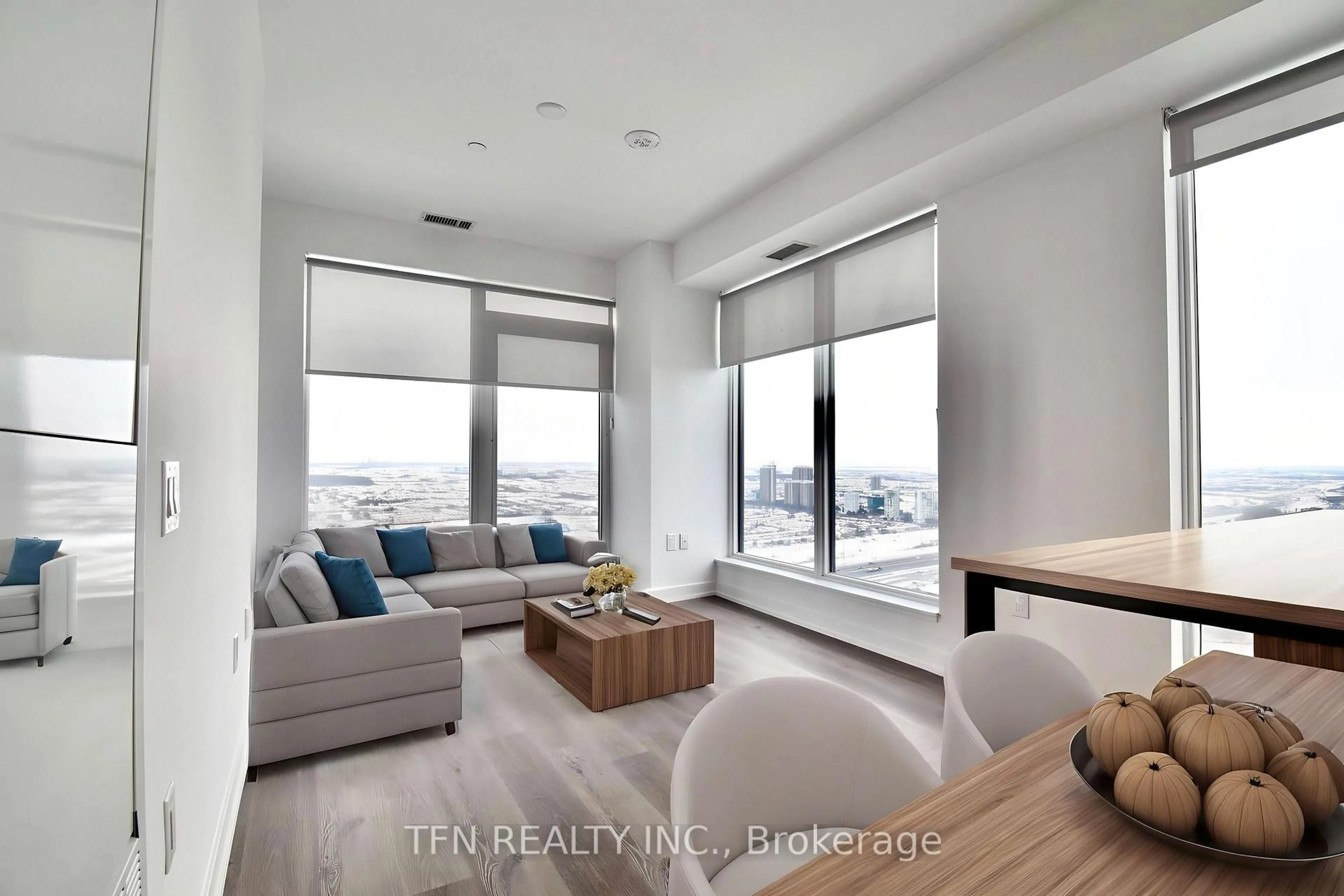 Living room with furniture, unknown for 395 Square One Dr #3803, Mississauga Ontario L5B 0P6