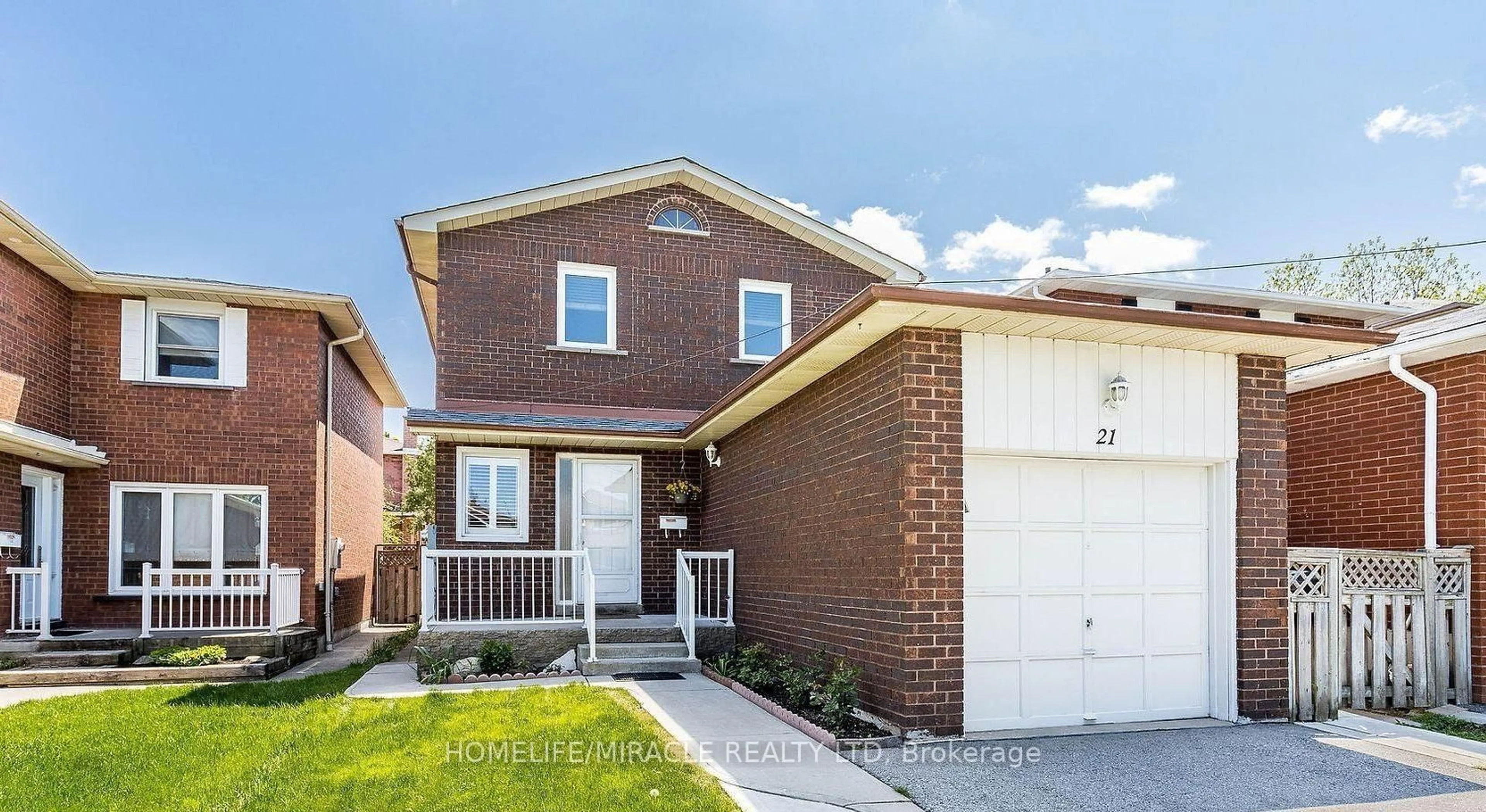 Home with brick exterior material, street for 21 Tralee St, Brampton Ontario L6Z 2Z6