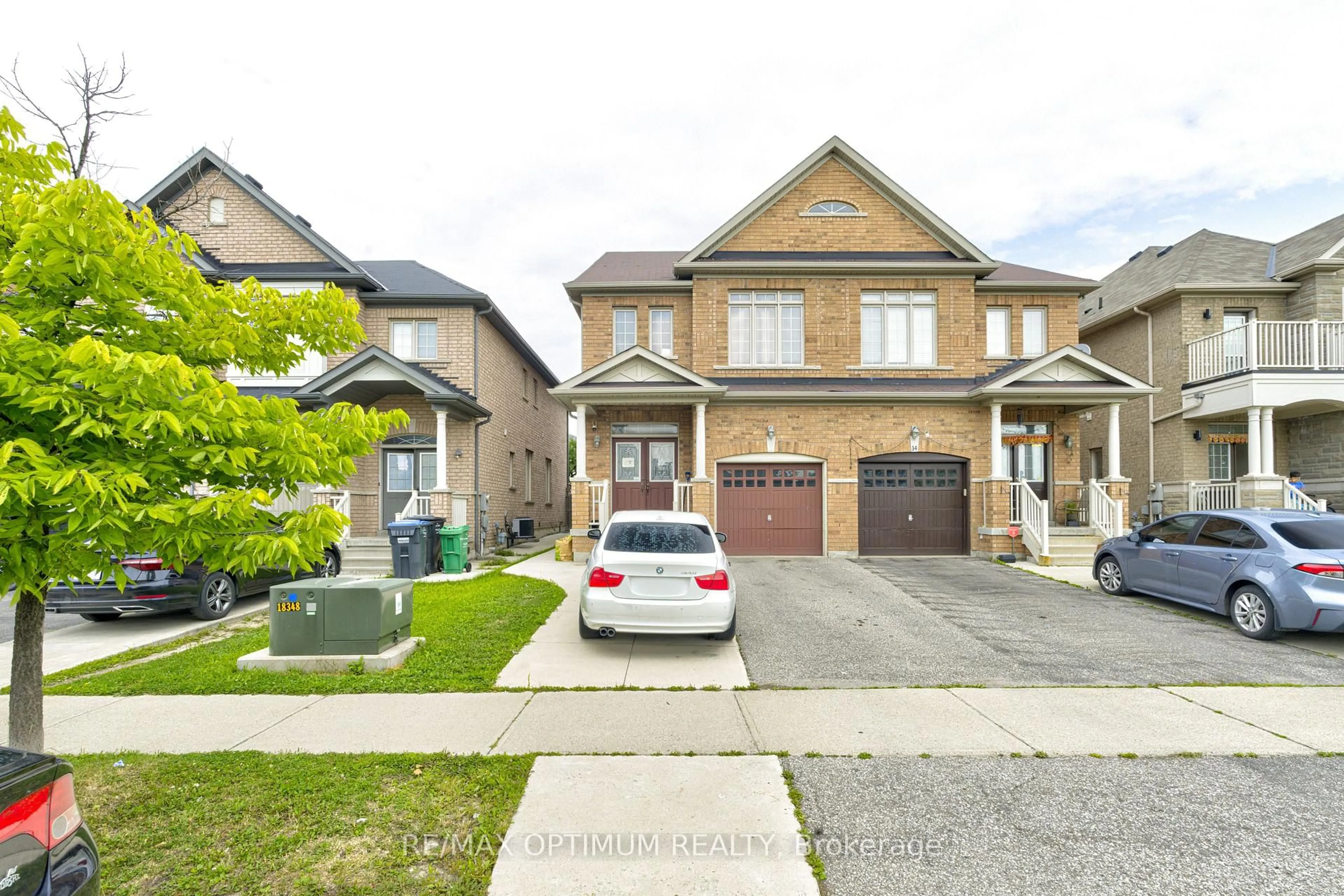 Home with brick exterior material, street for 12 Franktown Dr, Brampton Ontario L6P 3N3