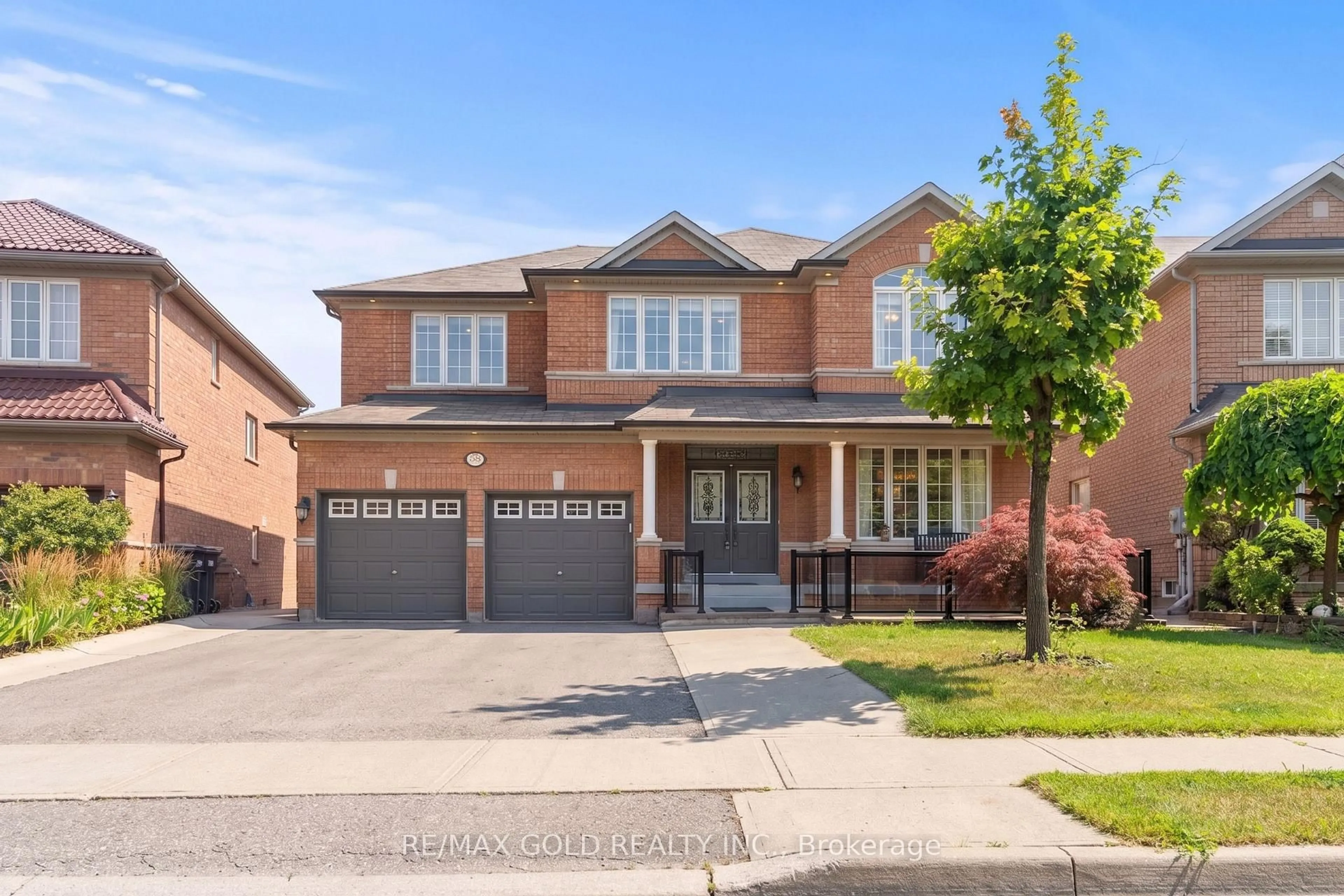 Home with brick exterior material, street for 58 Brunetta Way, Brampton Ontario L6P 1M9