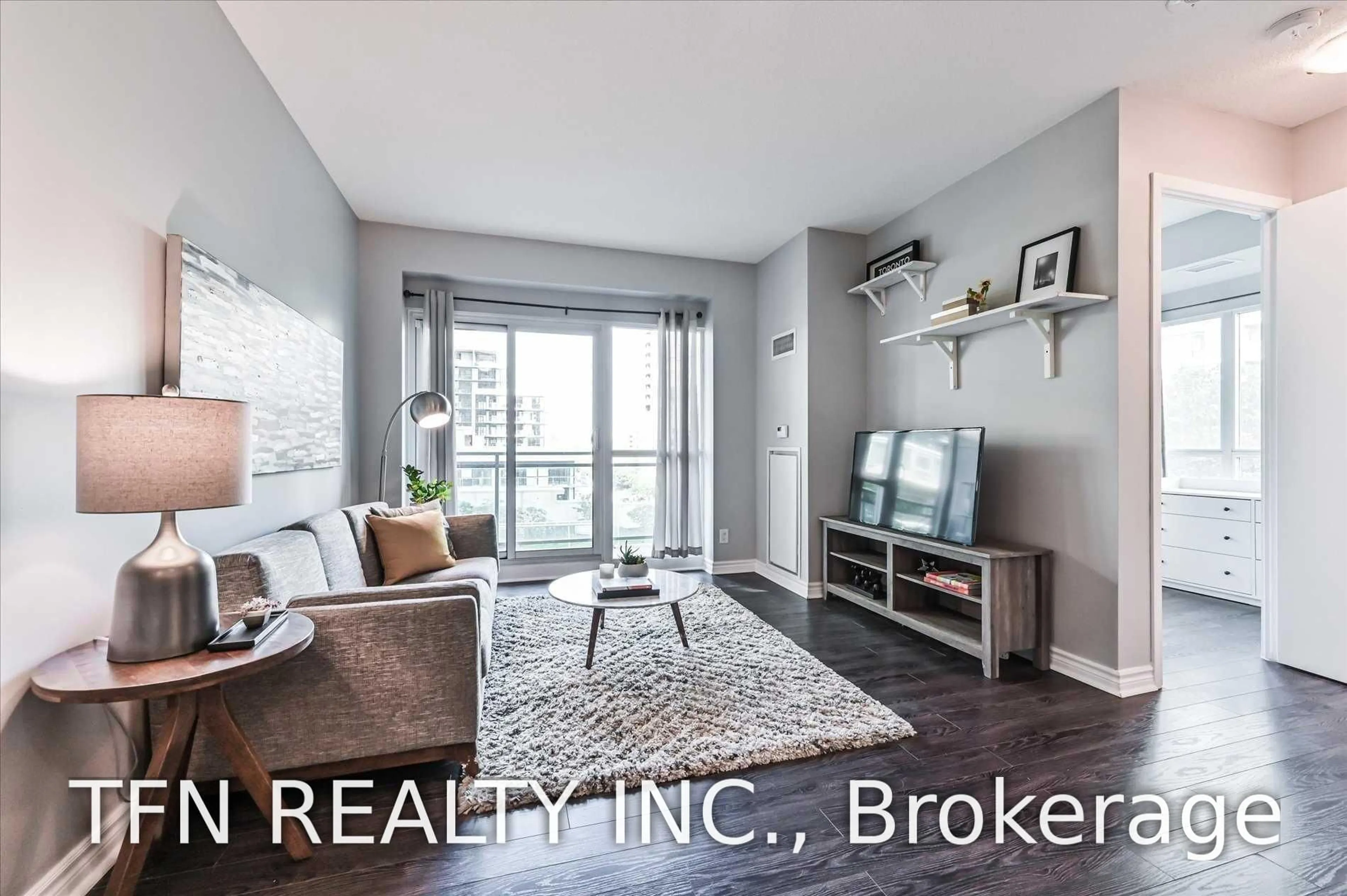 Living room with furniture, unknown for 165 Legion Rd #532, Toronto Ontario M8Y 0B3