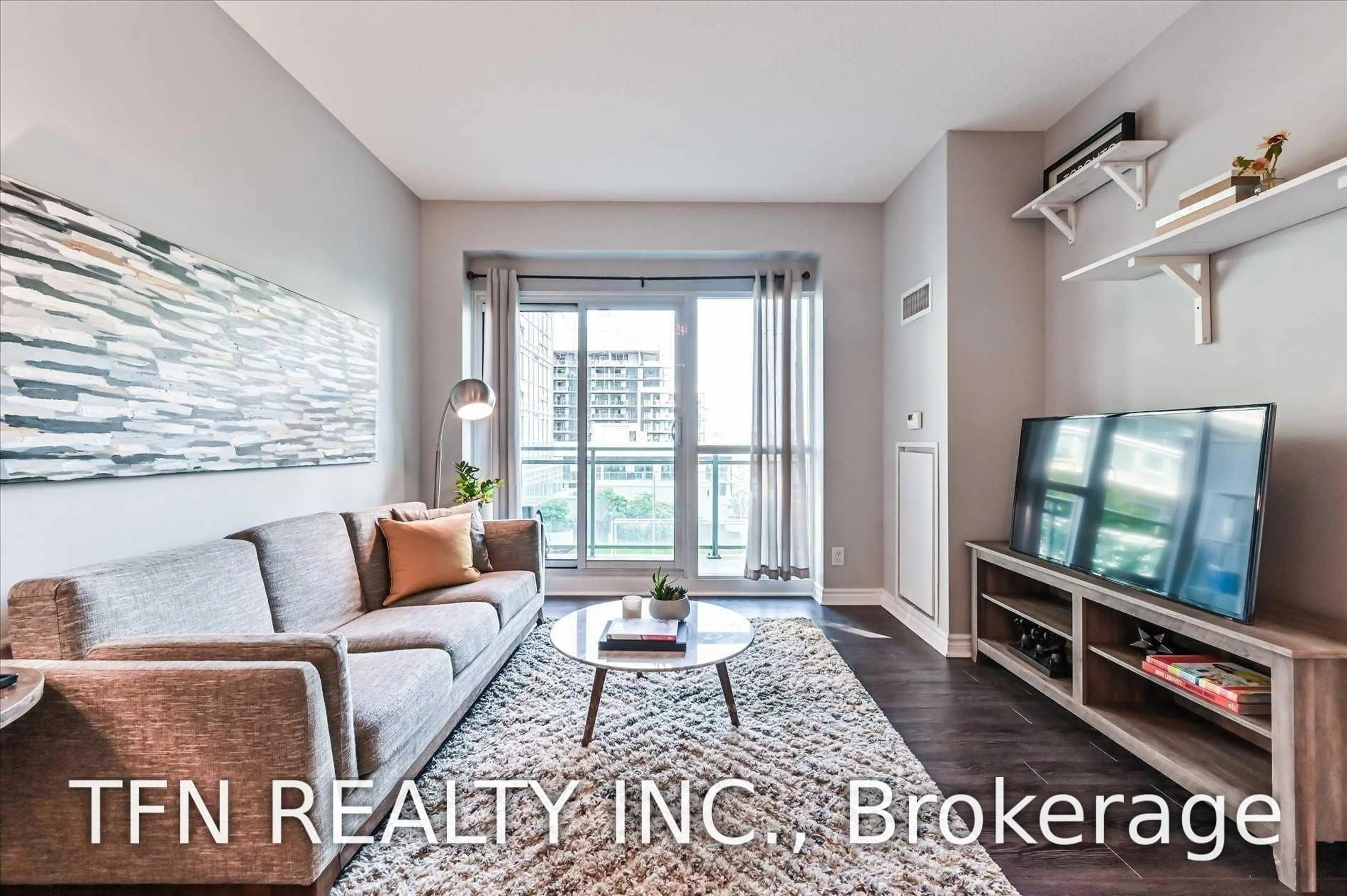 Living room with furniture, unknown for 165 Legion Rd #532, Toronto Ontario M8Y 0B3